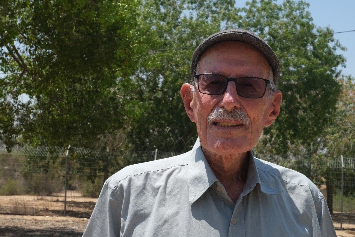 Oded Lifshitz was taken from Kibbutz Nir Oz on October 7 2023 (Sharone Lifschitz/PA)