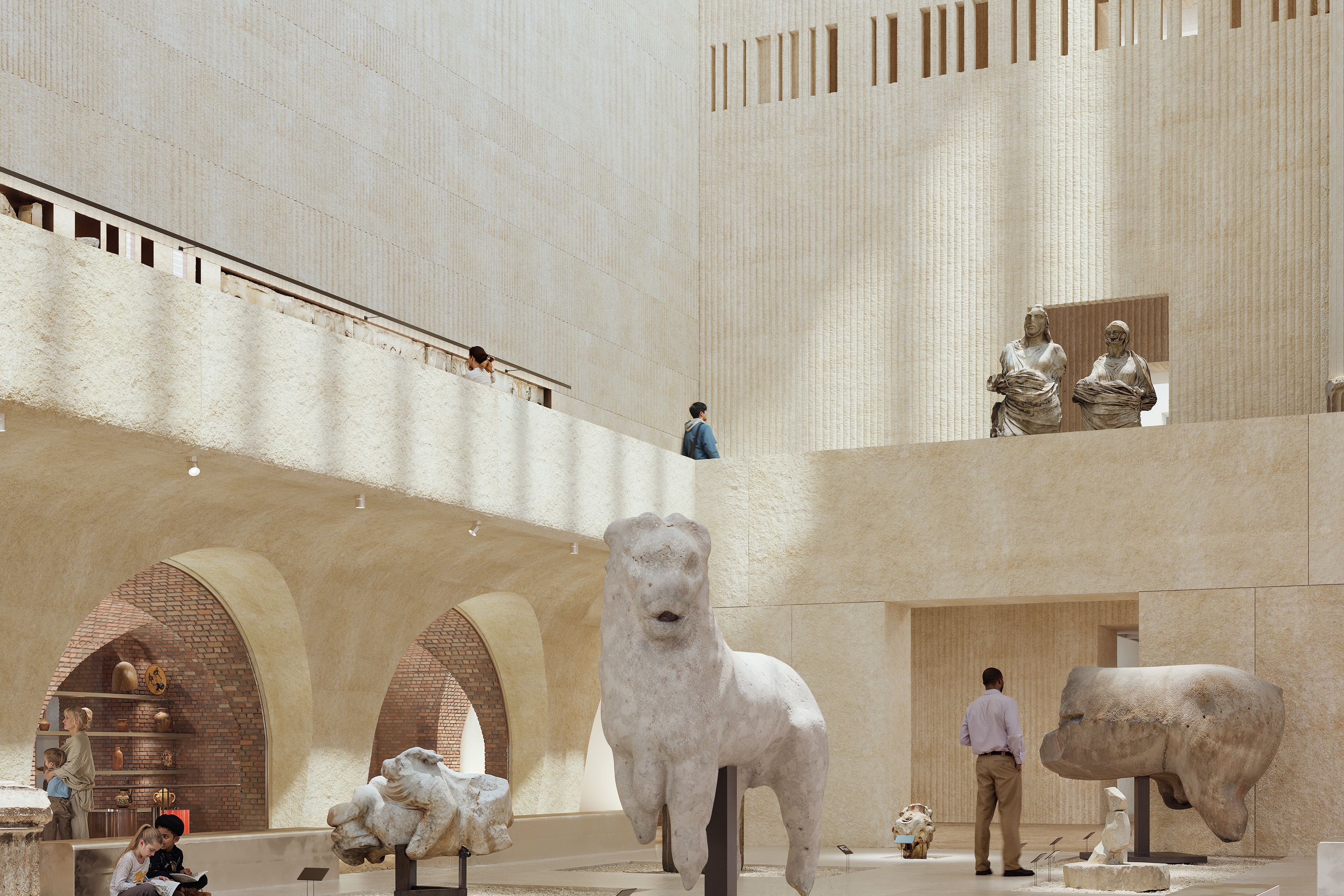 Lebanese-born architect Lina Ghotmeh’s submission. (British Museum/LGA)