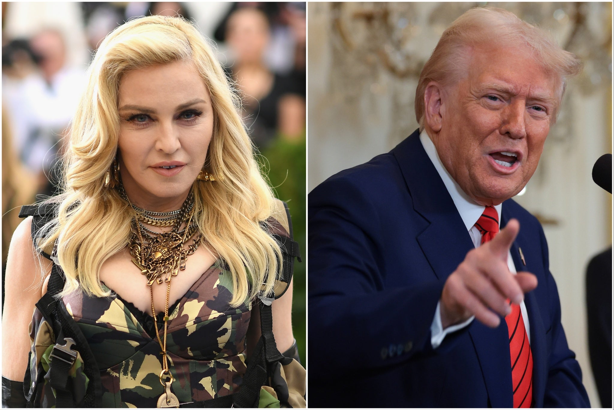 Madonna hit out at Trump's 'King' claim