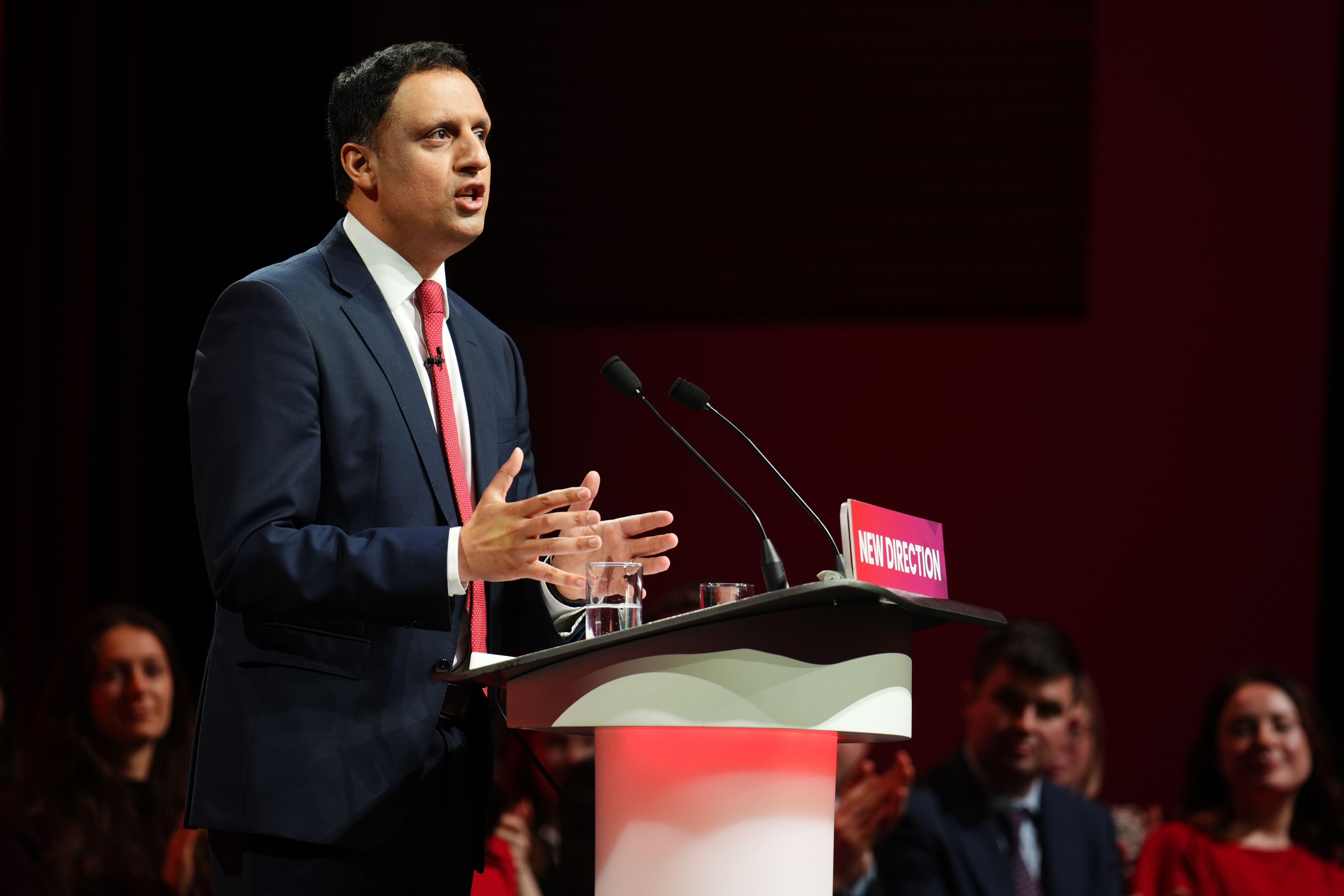 Scottish Labour leader Anas Sarwar said he was submitting his application to be Scotland’s next first minister (Andrew Milligan/PA)