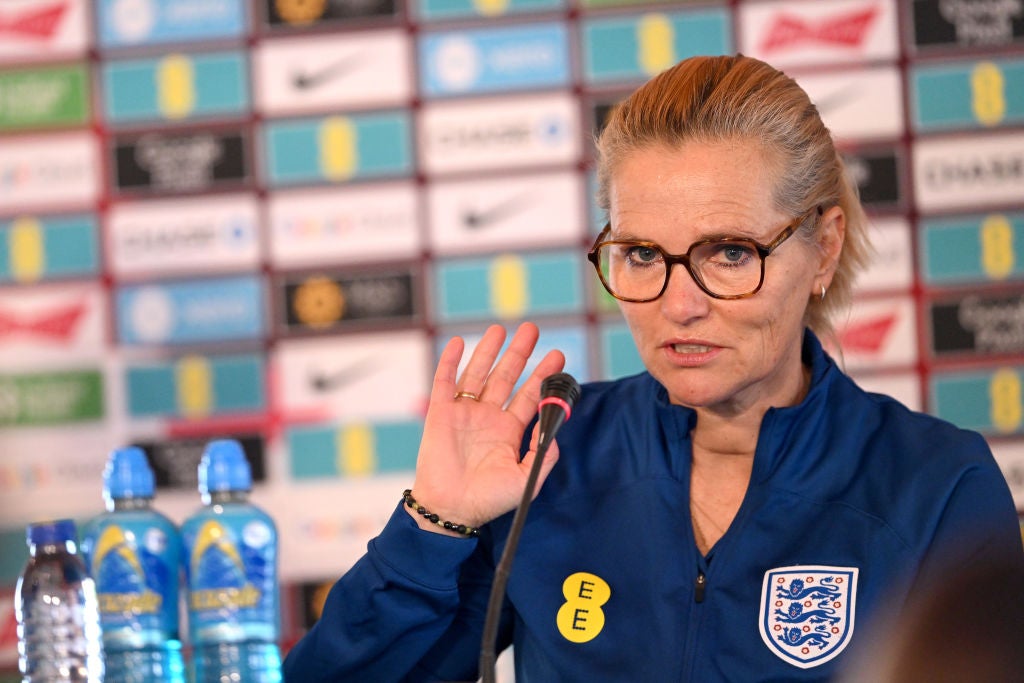 Lionesses boss Sarina Wiegman stresses player safety concerns amid “dangerously” poor pitch conditions