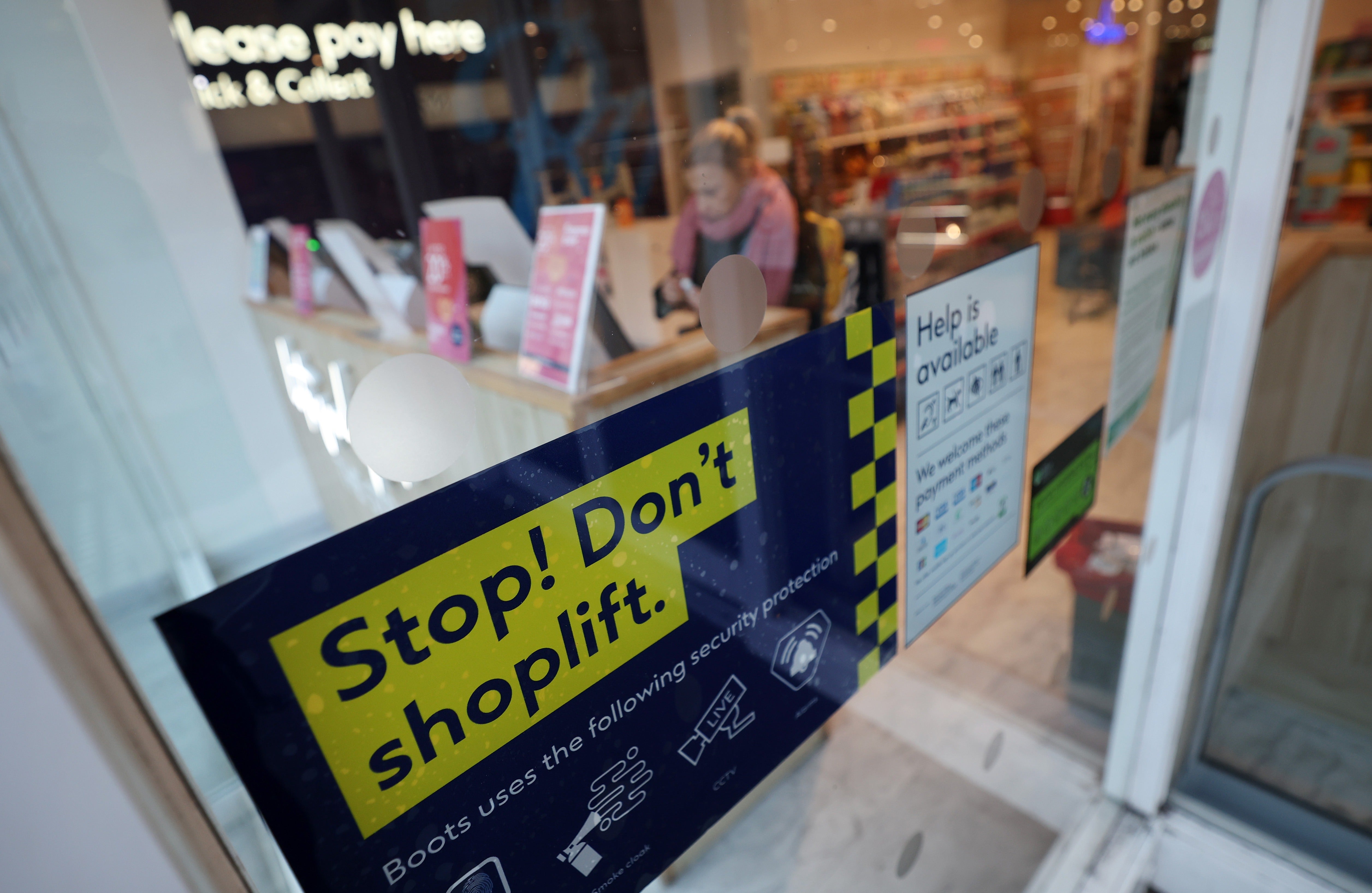 In London, the unprecedented rise in the cost of living has been blamed for a 50 per cent increase in shoplifting