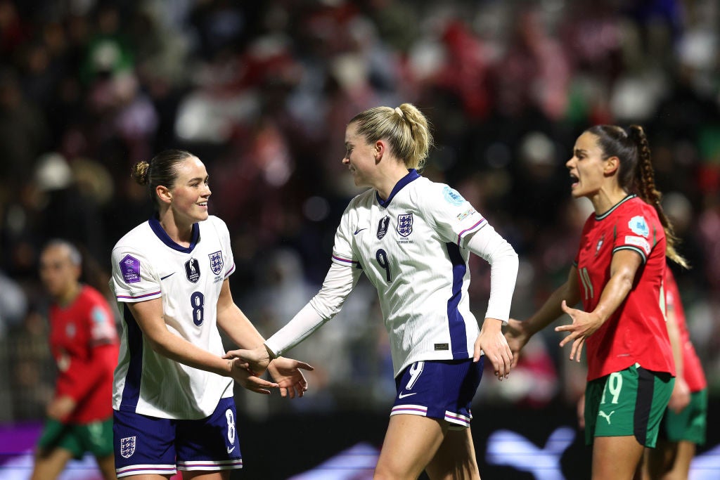 Clinton impressed in the first half and still showed what she can offer England