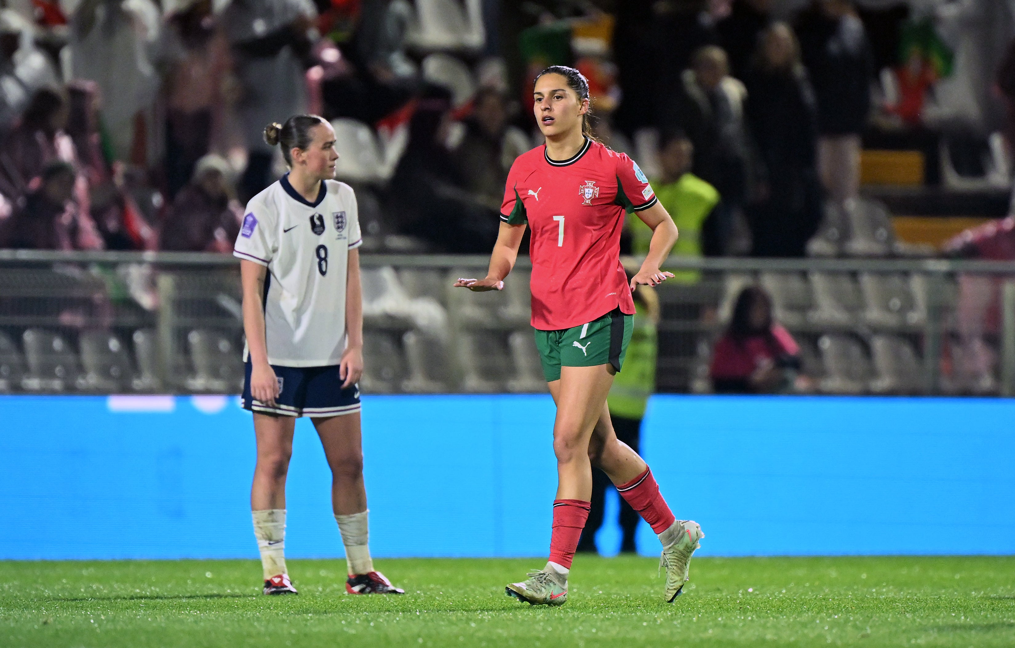 Kika Nazareth levelled for Portugal (Zed Jameson/PA)