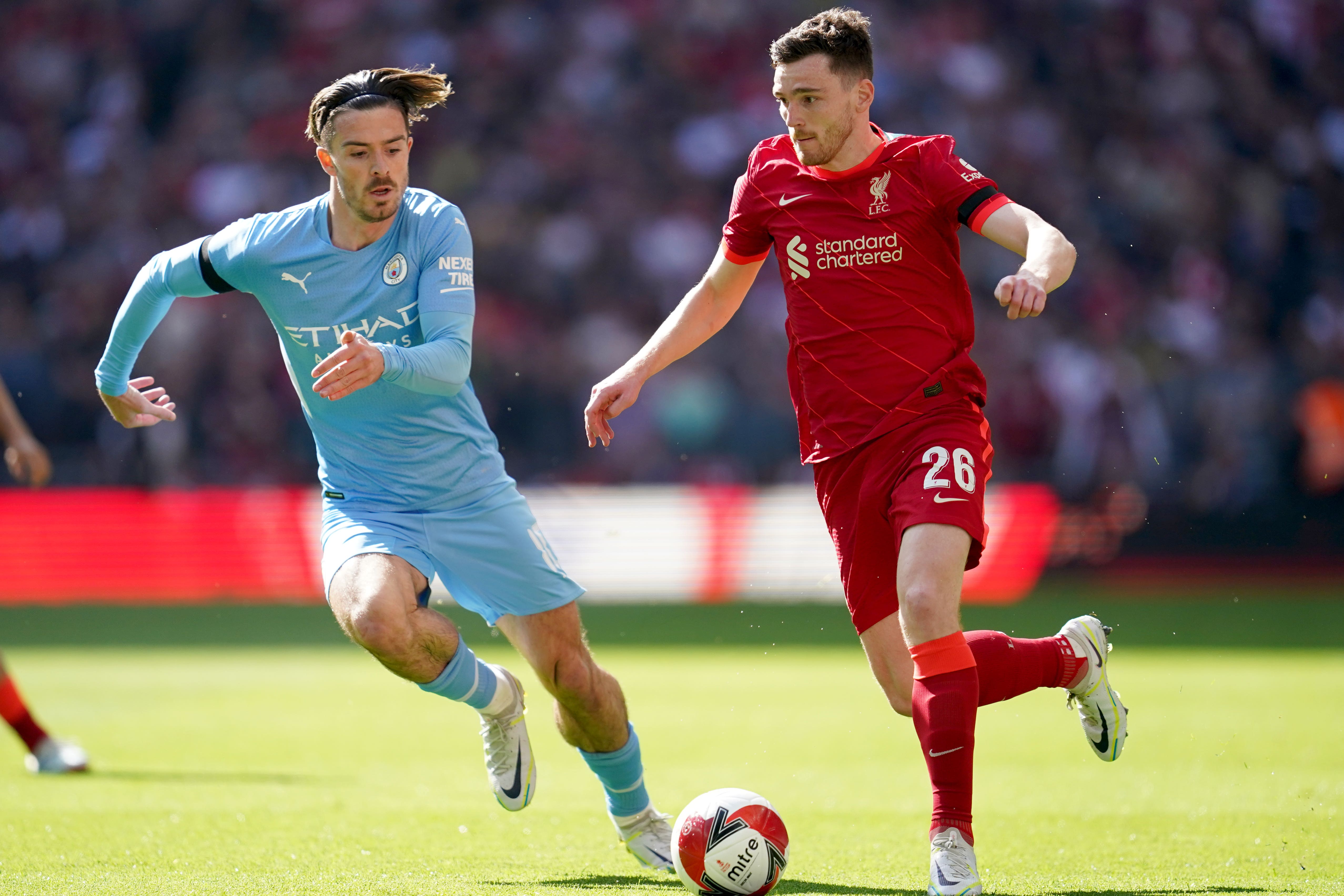 Andy Robertson’s future as Liverpool’s first-choice left-back has been questioned
