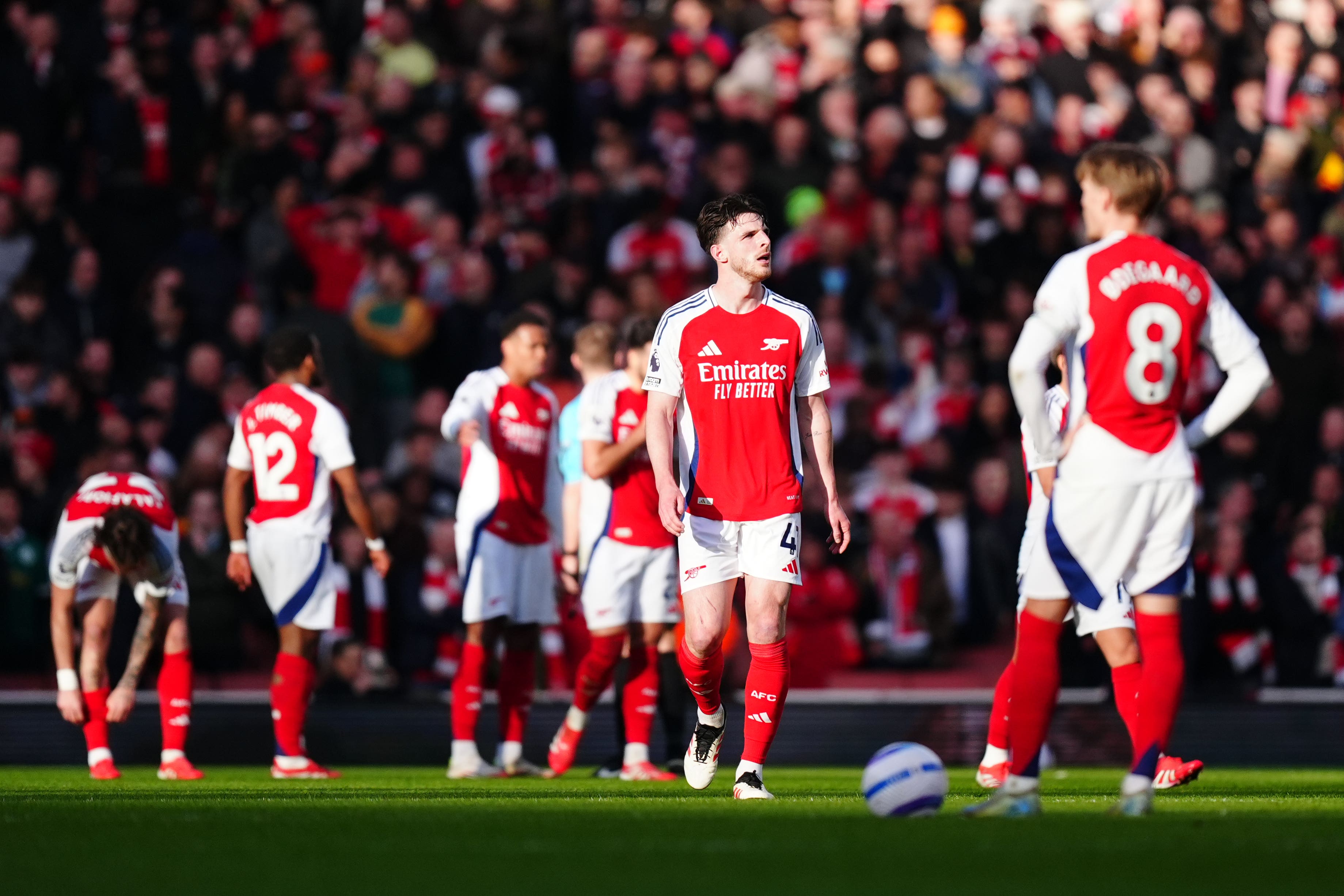 Arsenal’s title hopes were dealt a potentially fatal blow by West Ham