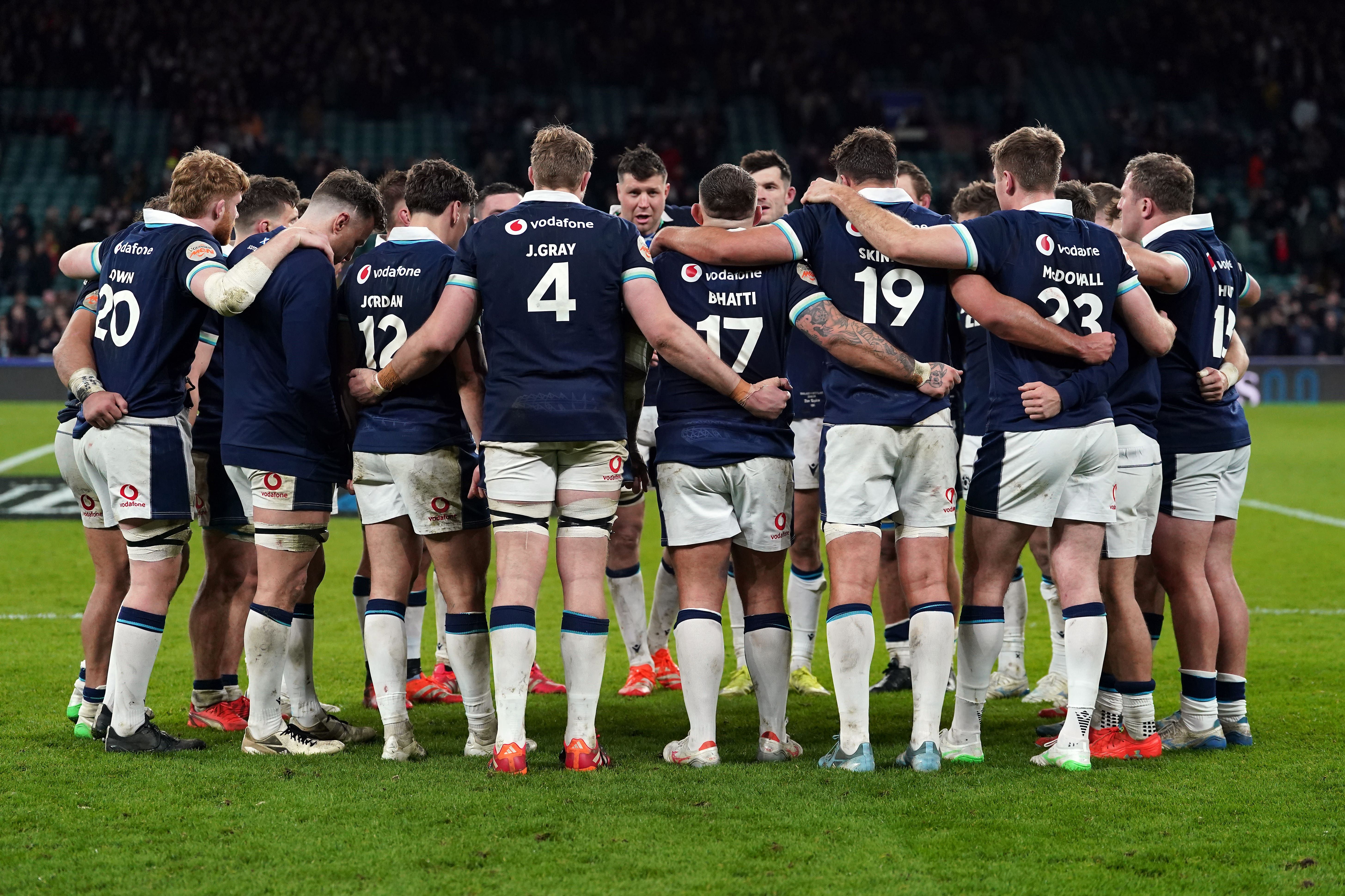 Scotland lost by a single point to England at Twickenham (Gareth Fuller/PA)