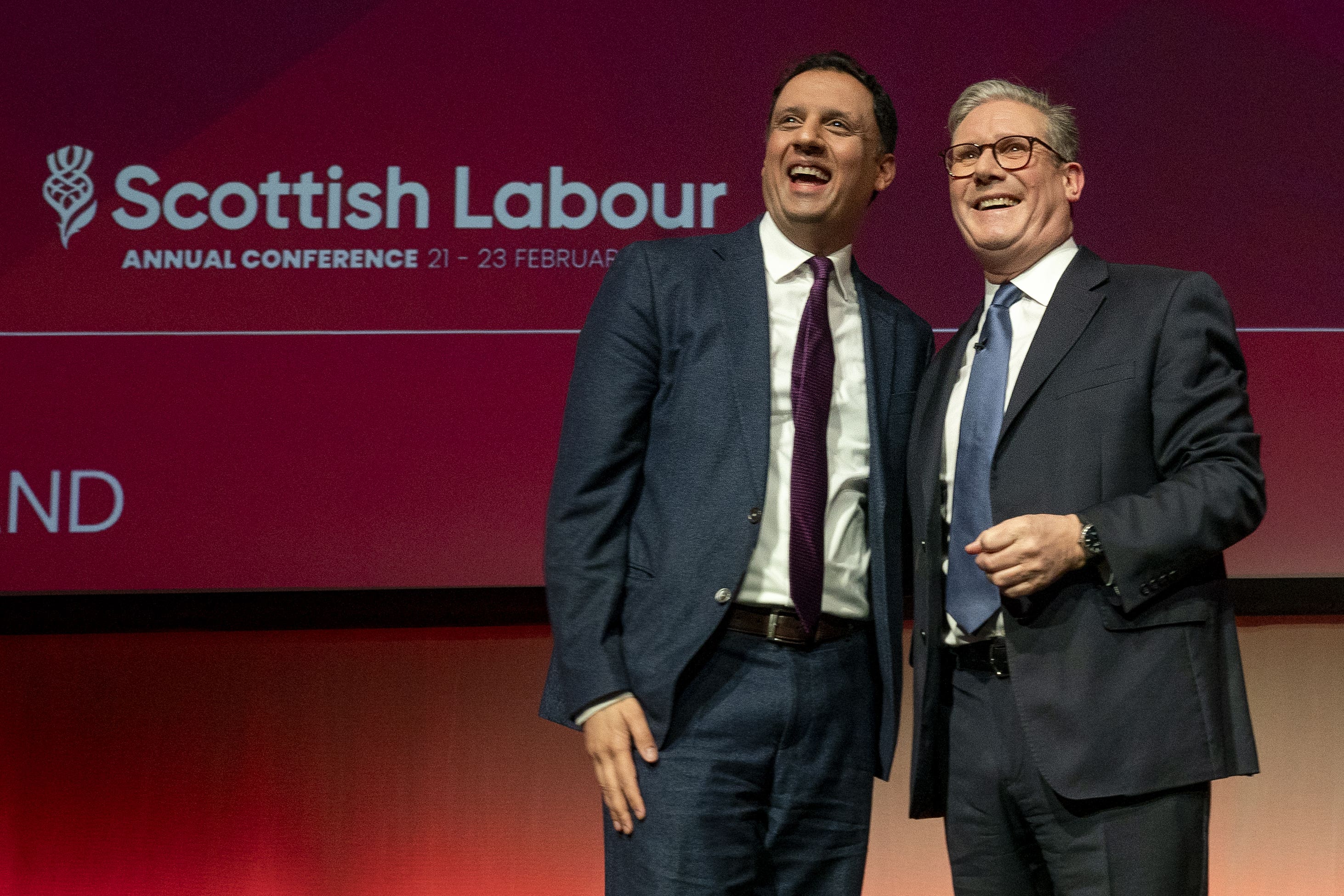 The Scottish Labour leader was speaking on the final day of his party’s conference in Glasgow (Jane Barlow/PA)