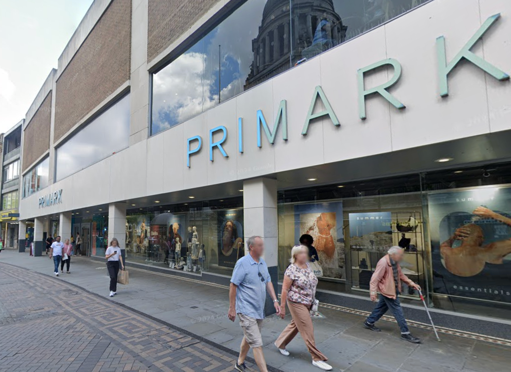 A teenage boy has been stabbed in front of horrified shoppers in a Primark store in Nottingham city centre