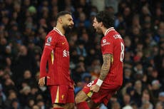 Man City vs Liverpool LIVE: Premier League result and reaction as Reds take advantage in title race with comfortable win
