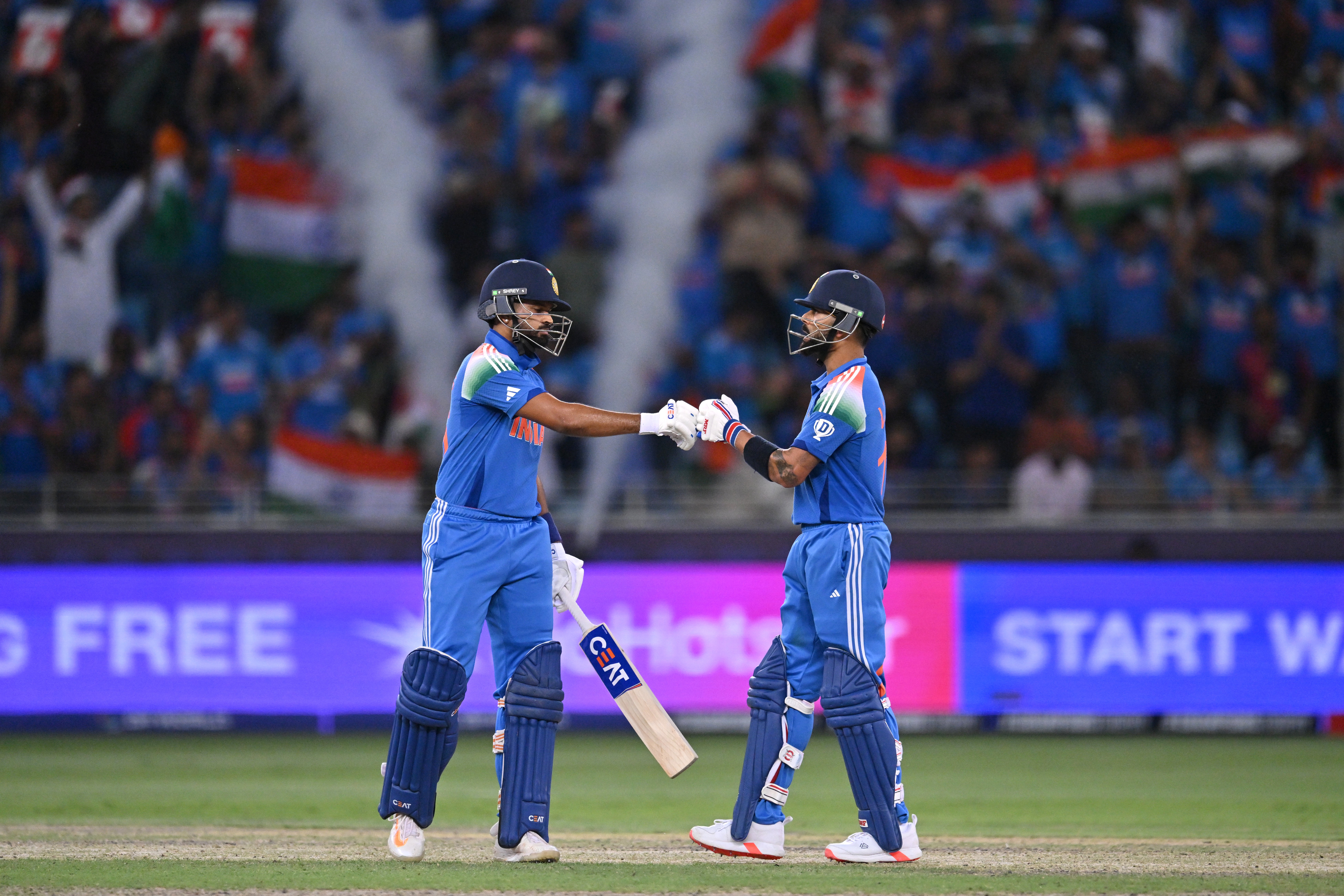 Virat Kohli found good support from Shreyas Iyer