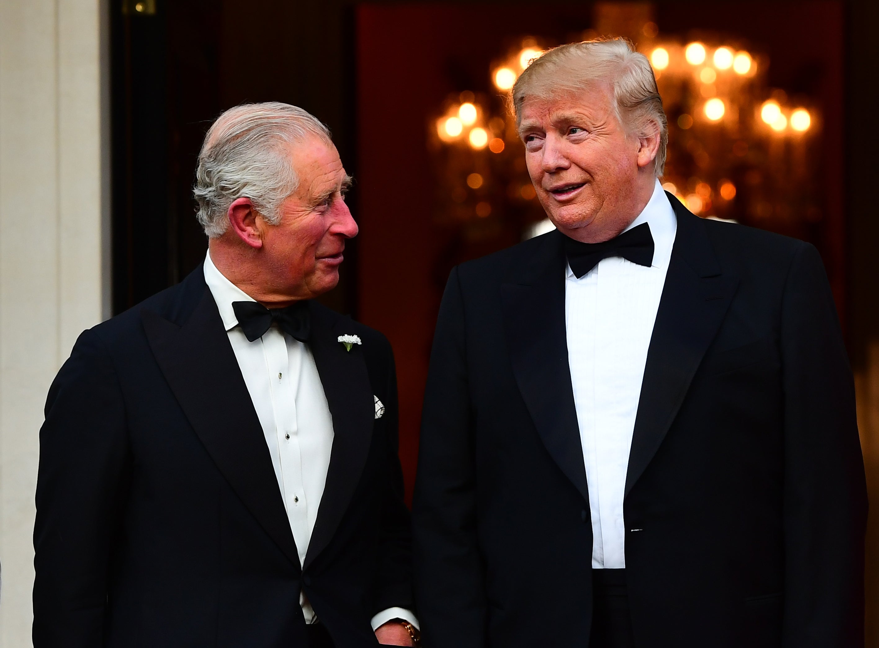 King Charles and US President Donald Trump during a former State visit