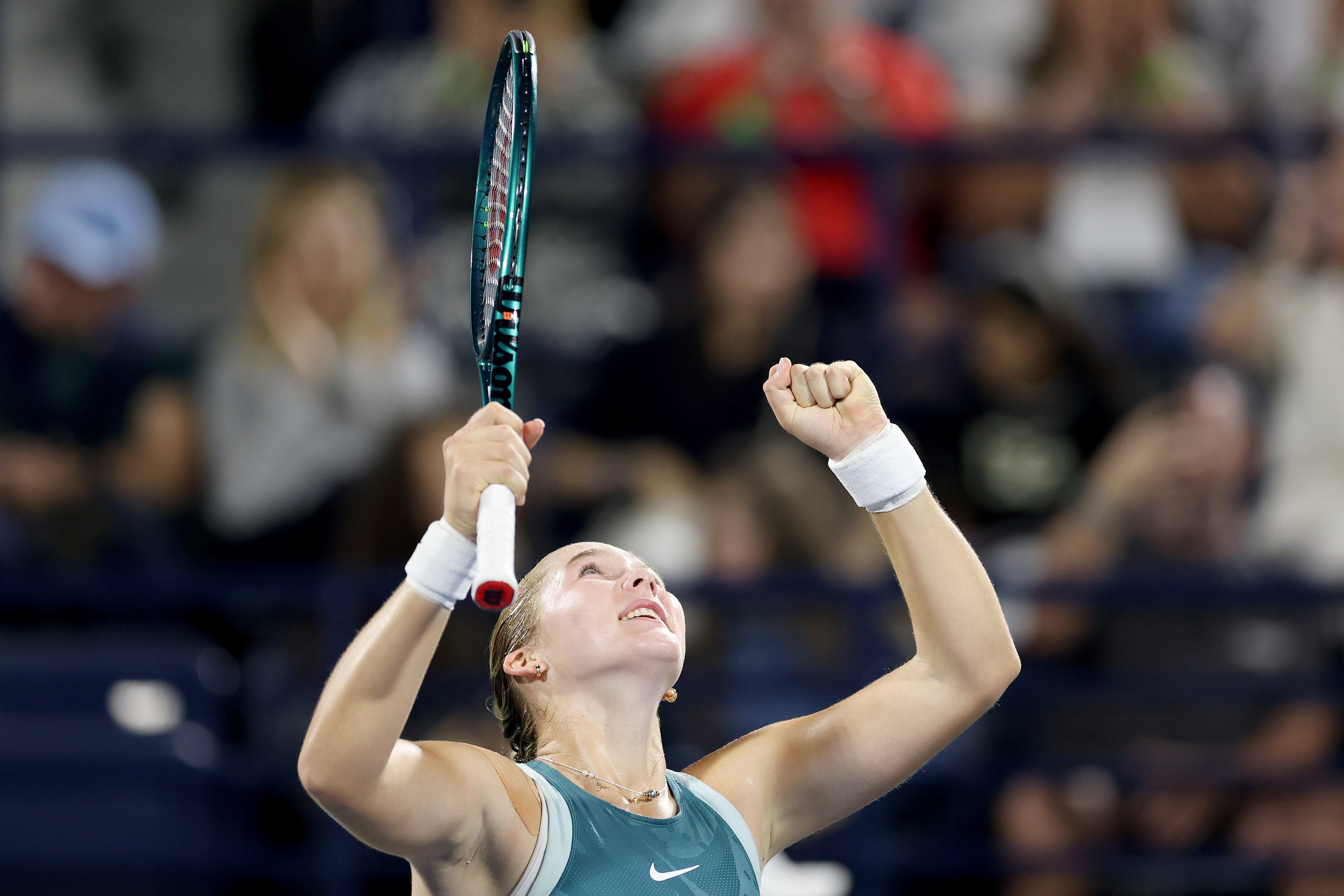 Mirra Andreeva climbed into the world’s top 10 with a triumph in Dubai
