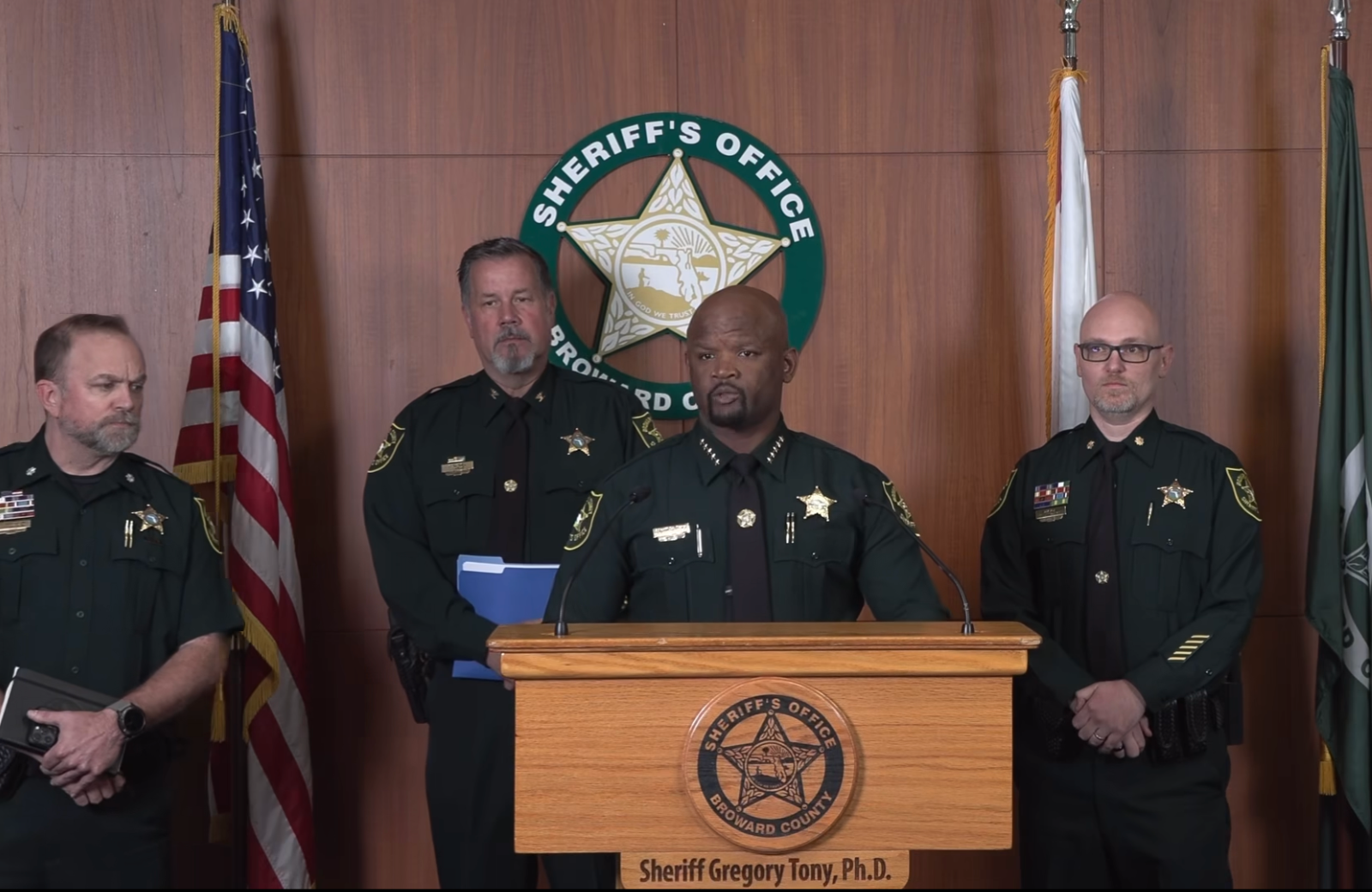 Broward County Sheriff Gregory Tony did not hold back when describing his deputies handling of a case.