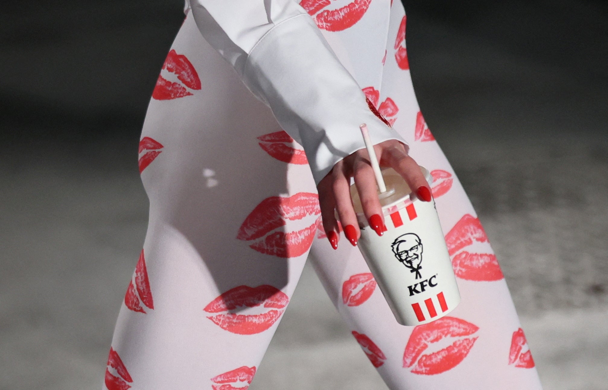 Cigarettes and KFC on the catwalk: How London Fashion Week is cashing in on hangover chic