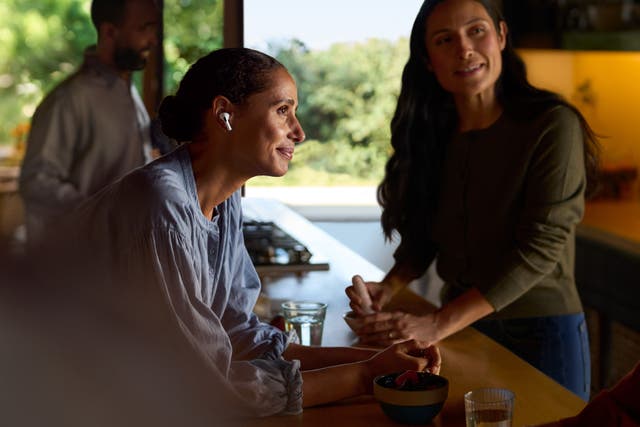 <p>Apple AirPods can now be used as hearing aids (Apple/PA)</p>