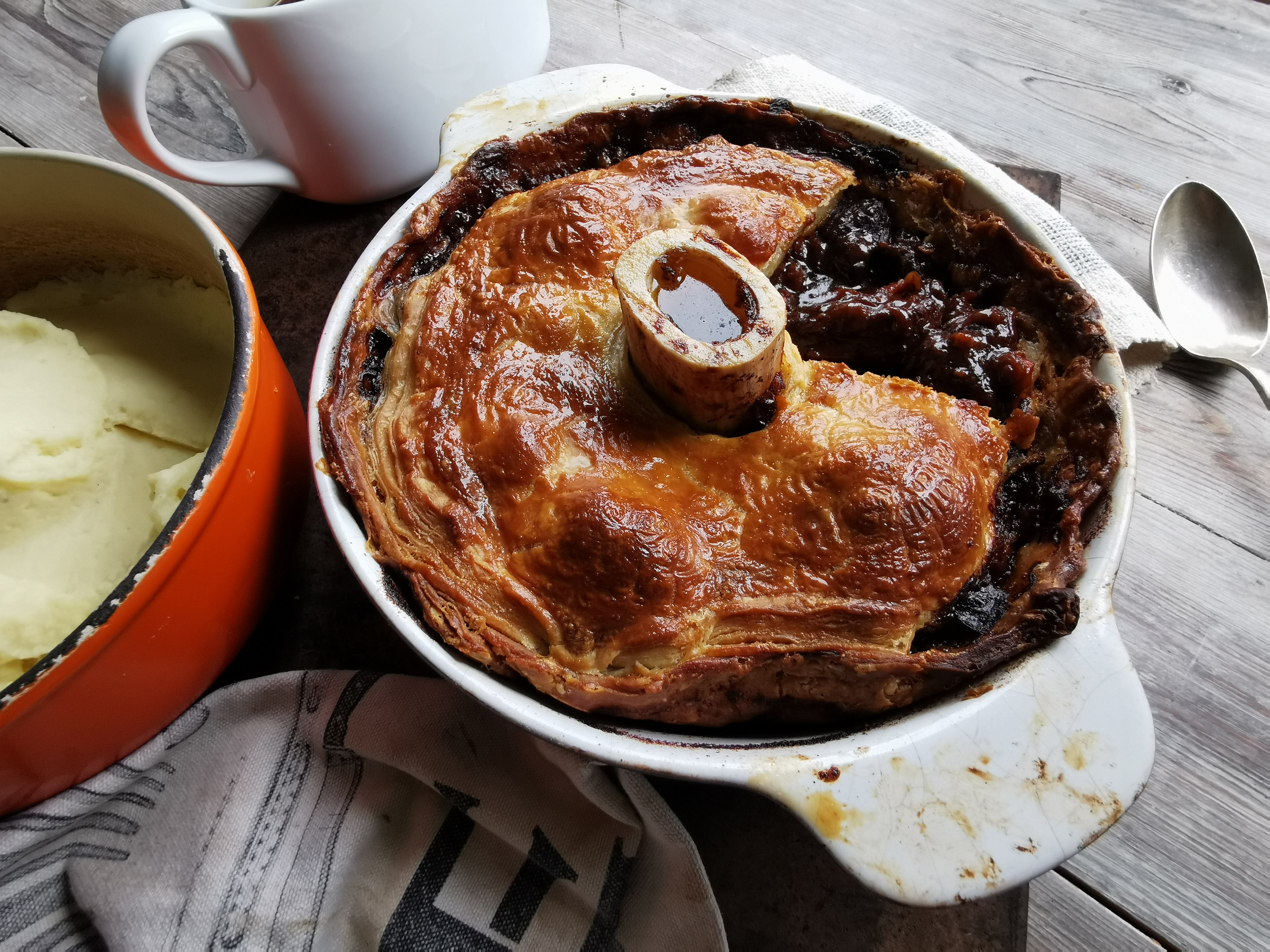 A pie with more beef than a butcher’s block and a crust that means business – best served with a pint, a nap and no regrets