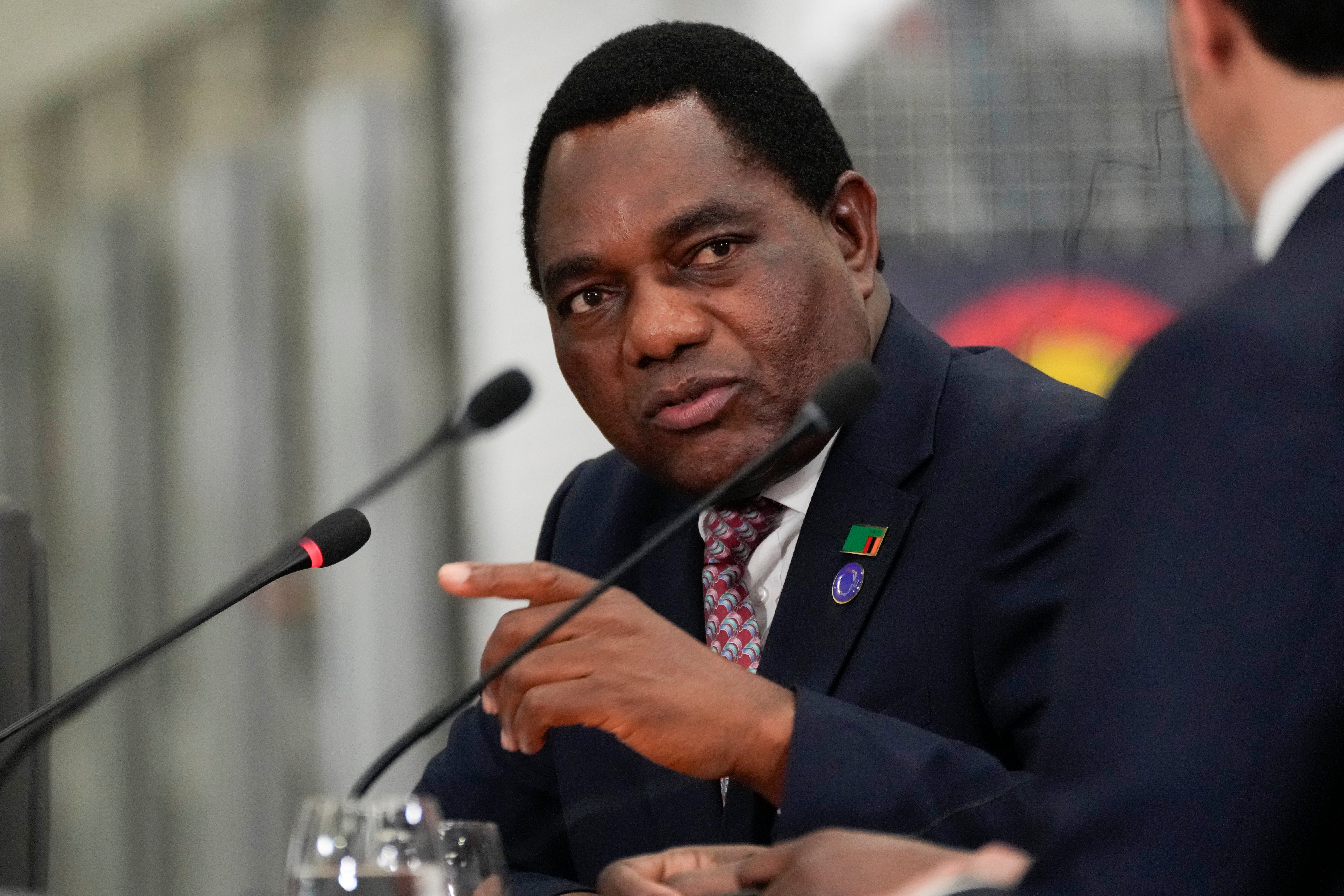 Zambia President Hakainde Hichilema