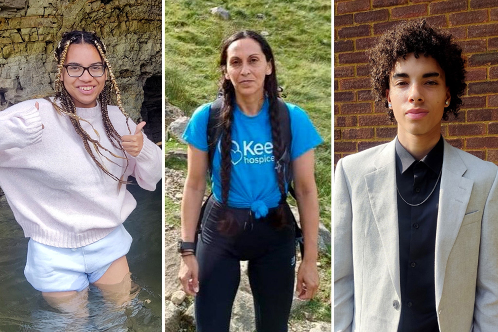 Family victims: (from left) 13-year-old Giselle Prosper, Juliana Prosper, 48, and 16-year-old Kyle Prosper