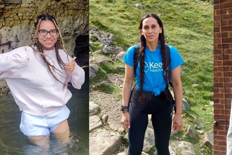 The bodies of Giselle Prosper, 13, left to right, Juliana Falcon, 48, and 16-year-old Kyle Prosper were found in a flat in Luton in September last year (Bedfordshire Police/PA)