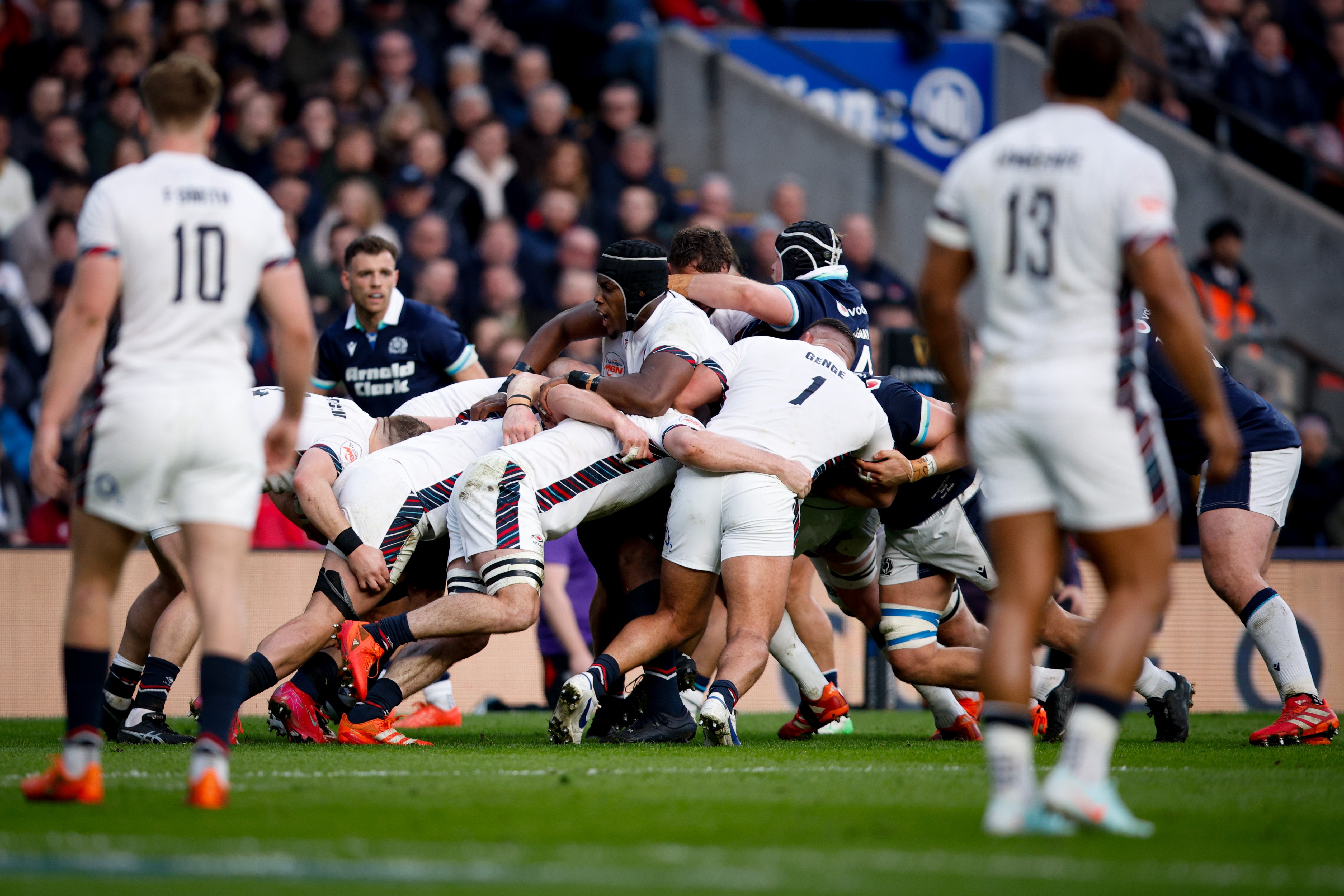 The power of England’s scrum has become a weapon