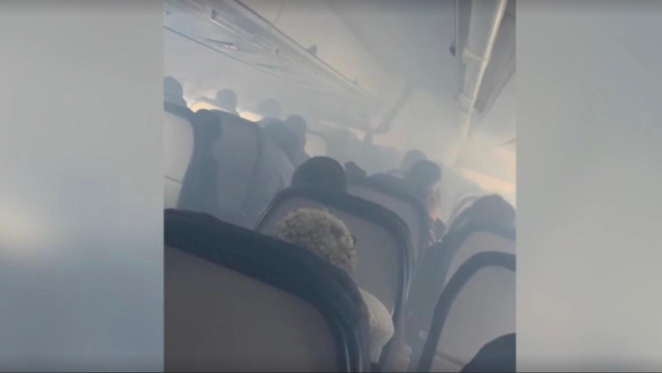 Delta Flight DL876 was heading from Atlanta, Georgia to Columbia in South Carolina on February 24 but had to make an emergency landing shortly after takeoff. Footage showed smoke filling the cabin