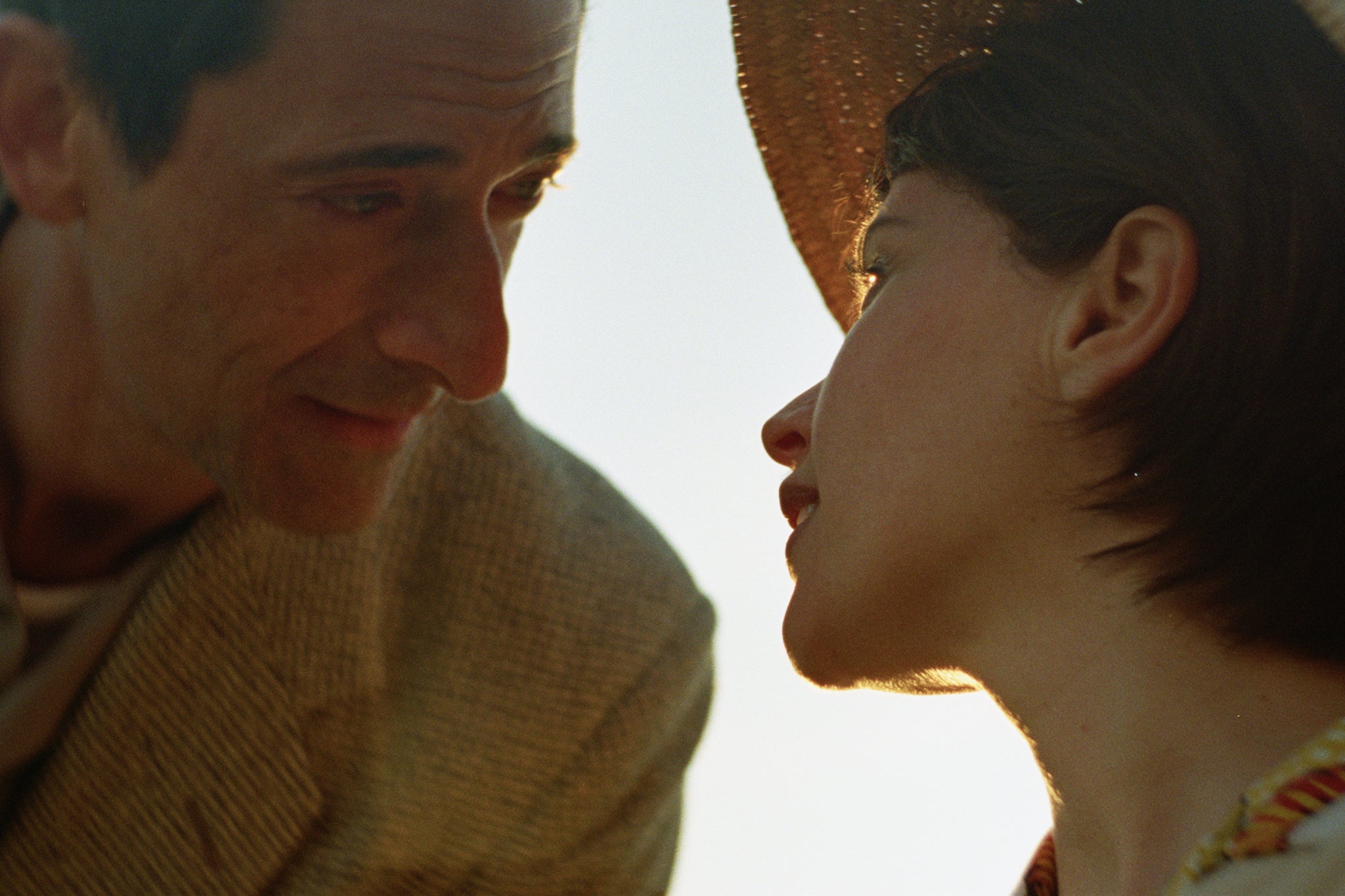 Adrien Brody and Felicity Jones in ‘The Brutalist’