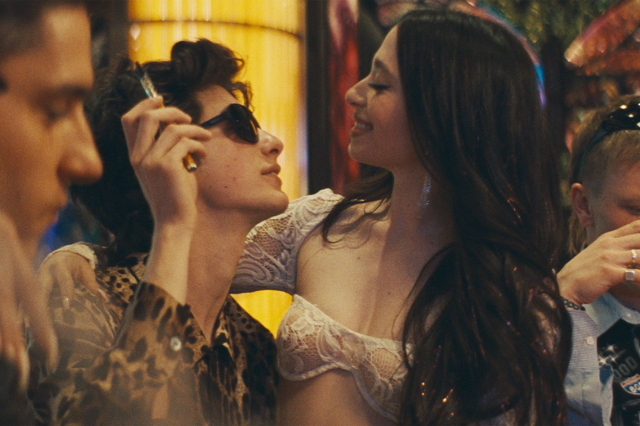 Mikey Madison and Mark Eydelshteyn in ‘Anora’