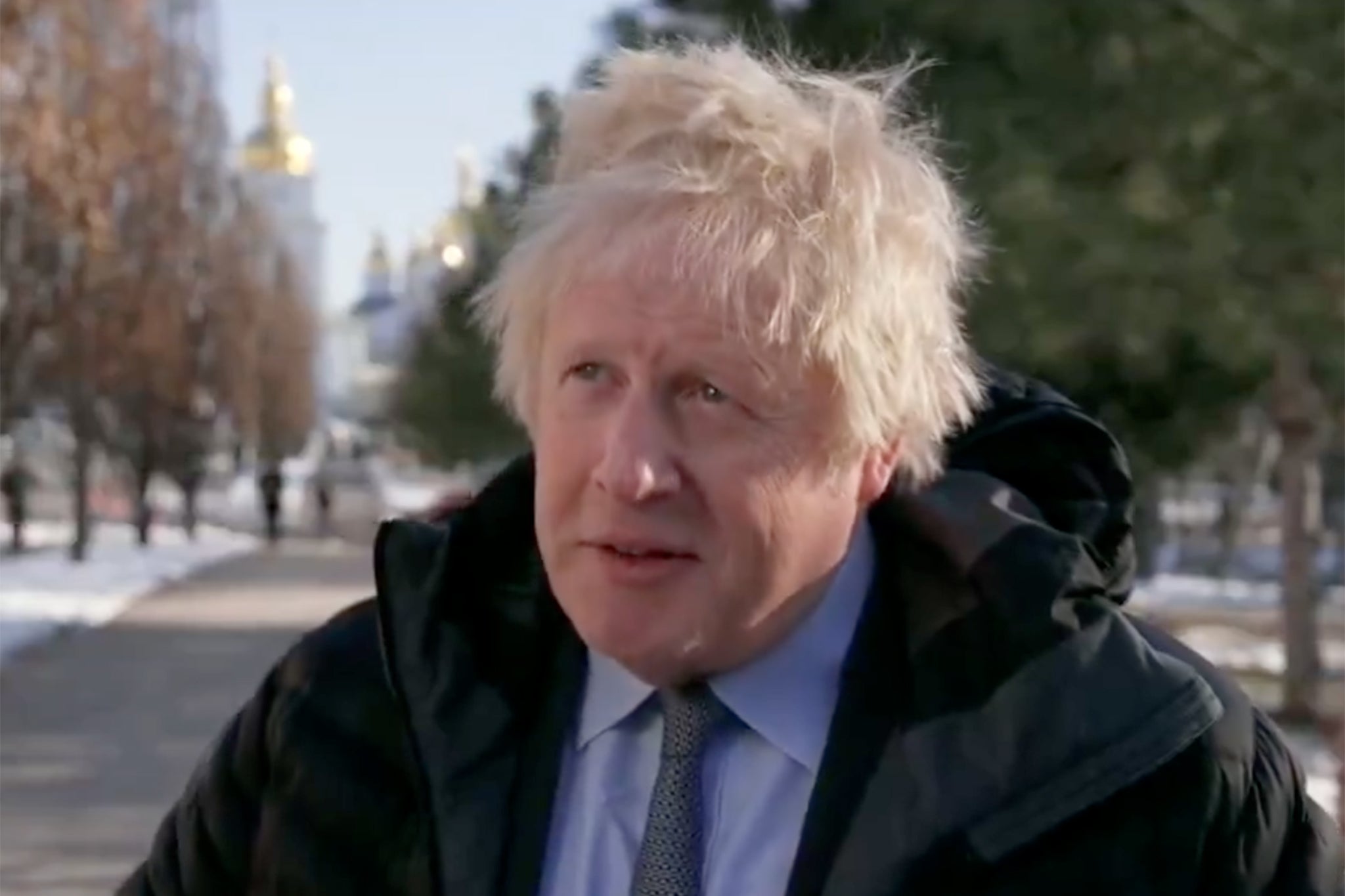 Boris Johnson said he is convinced Ukraine has a ‘great future’ as a free nation