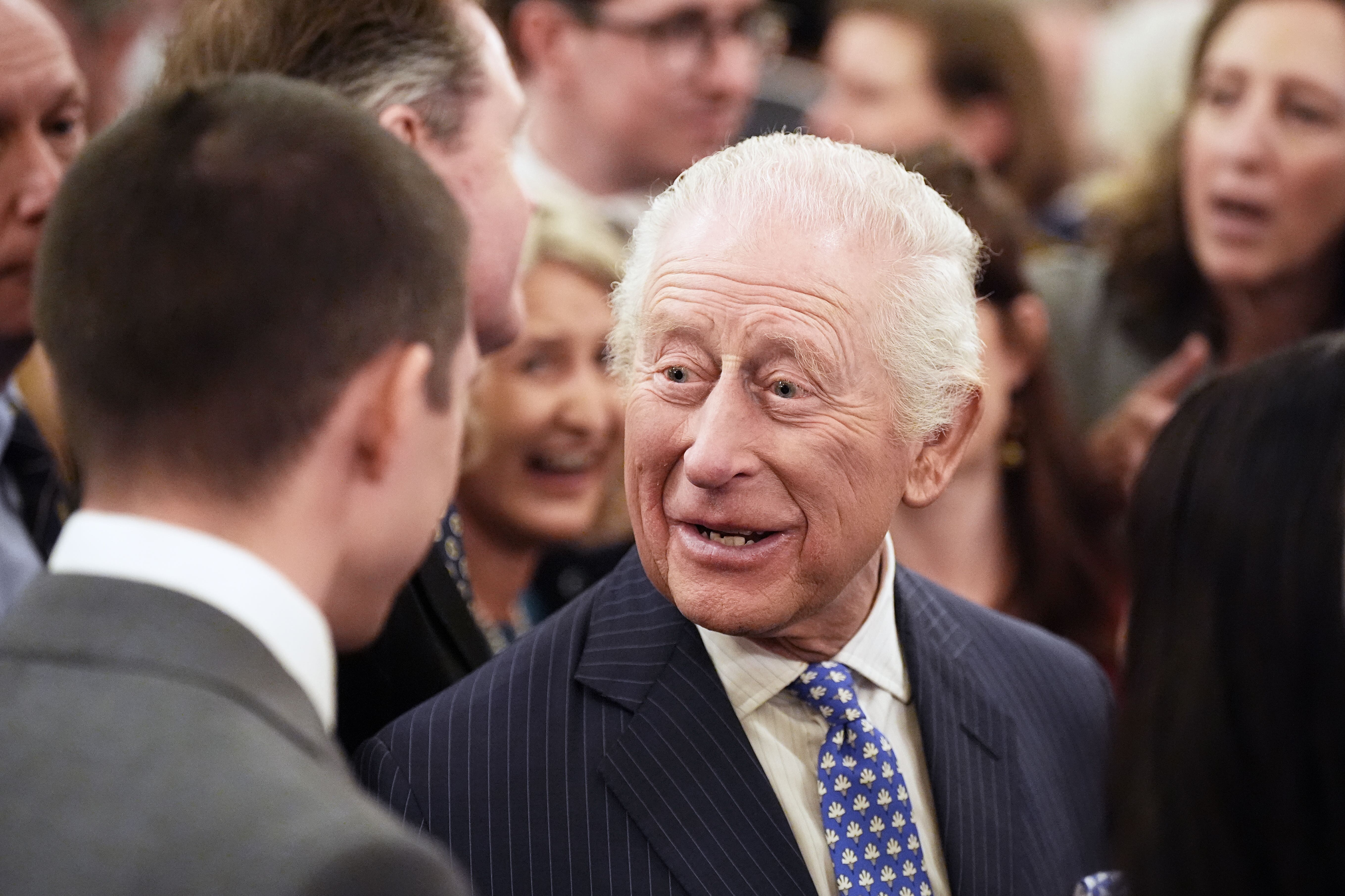 The King has been outspoken about architecture in the past (Aaron Chown/PA)