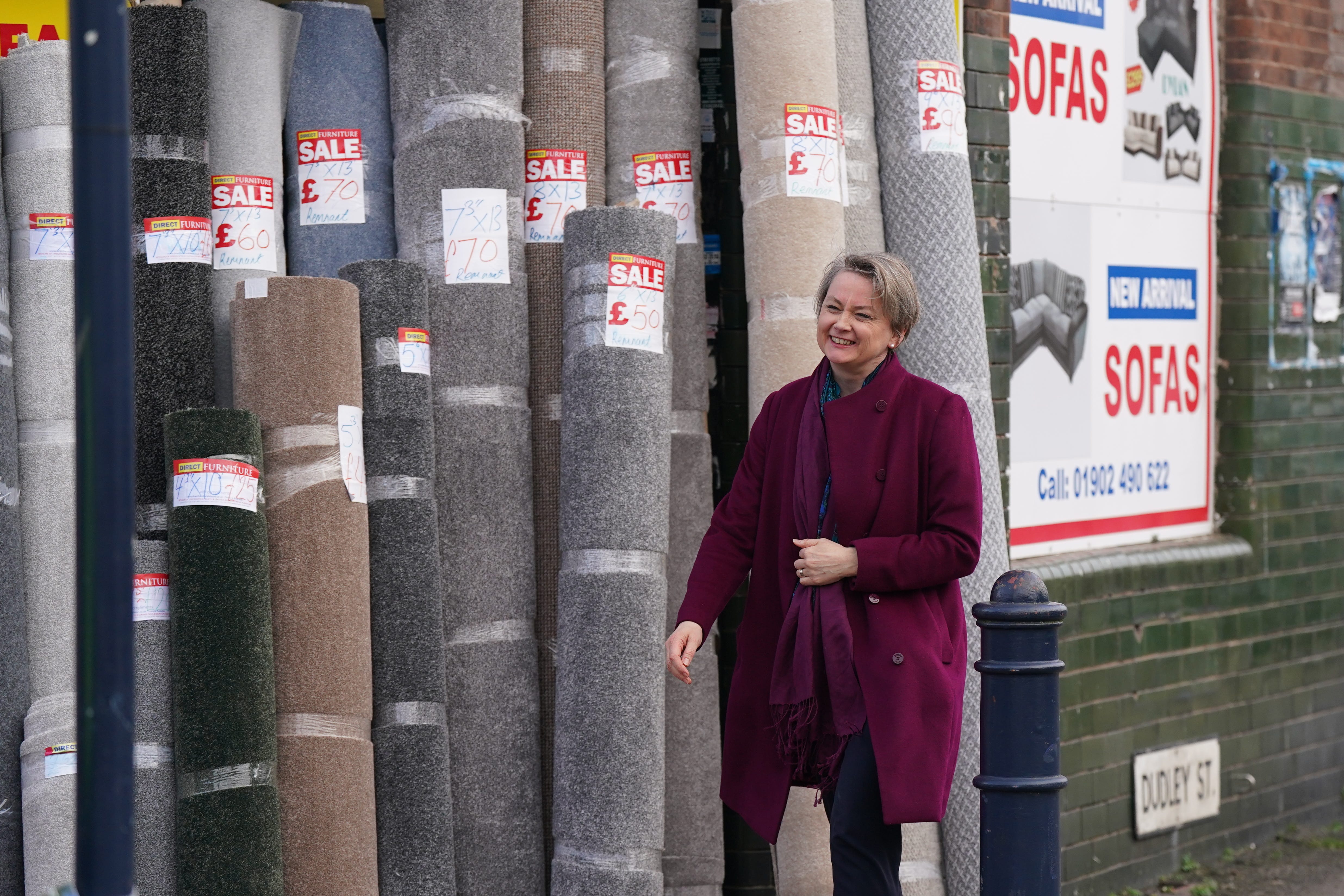 Home Secretary Yvette Cooper has said new plans to tackle crime will ‘help take back control of town centres’ (Jacob King/PA)