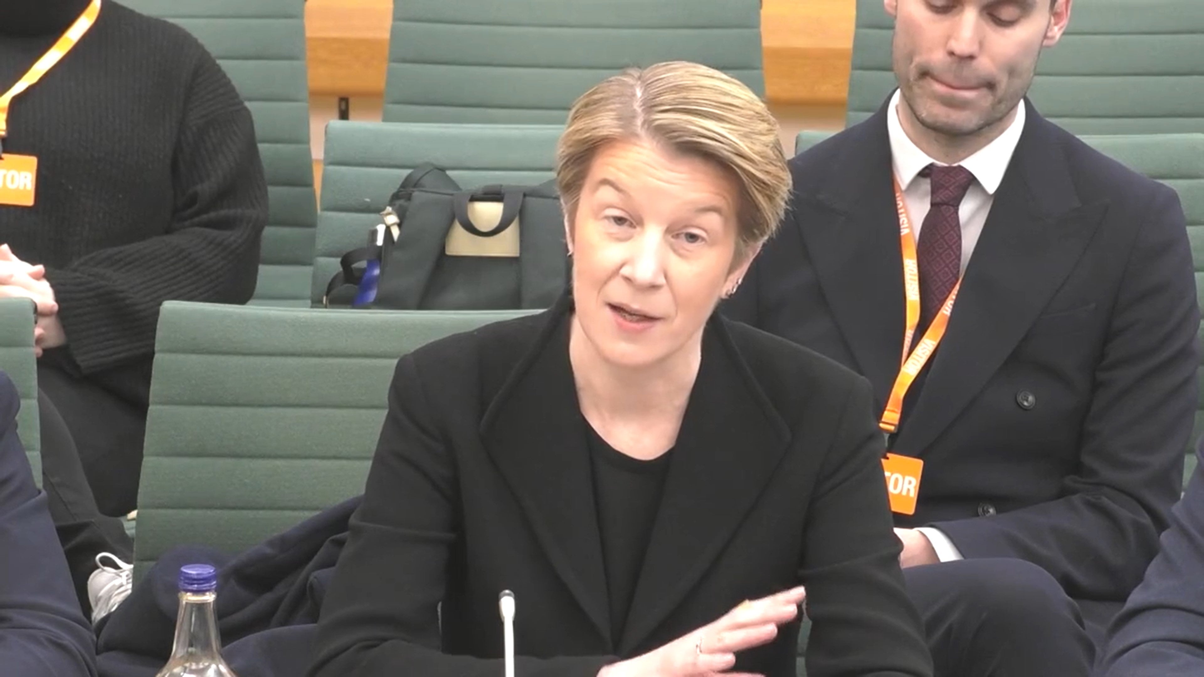 Amanda Pritchard speaking to the health and social care committee in January