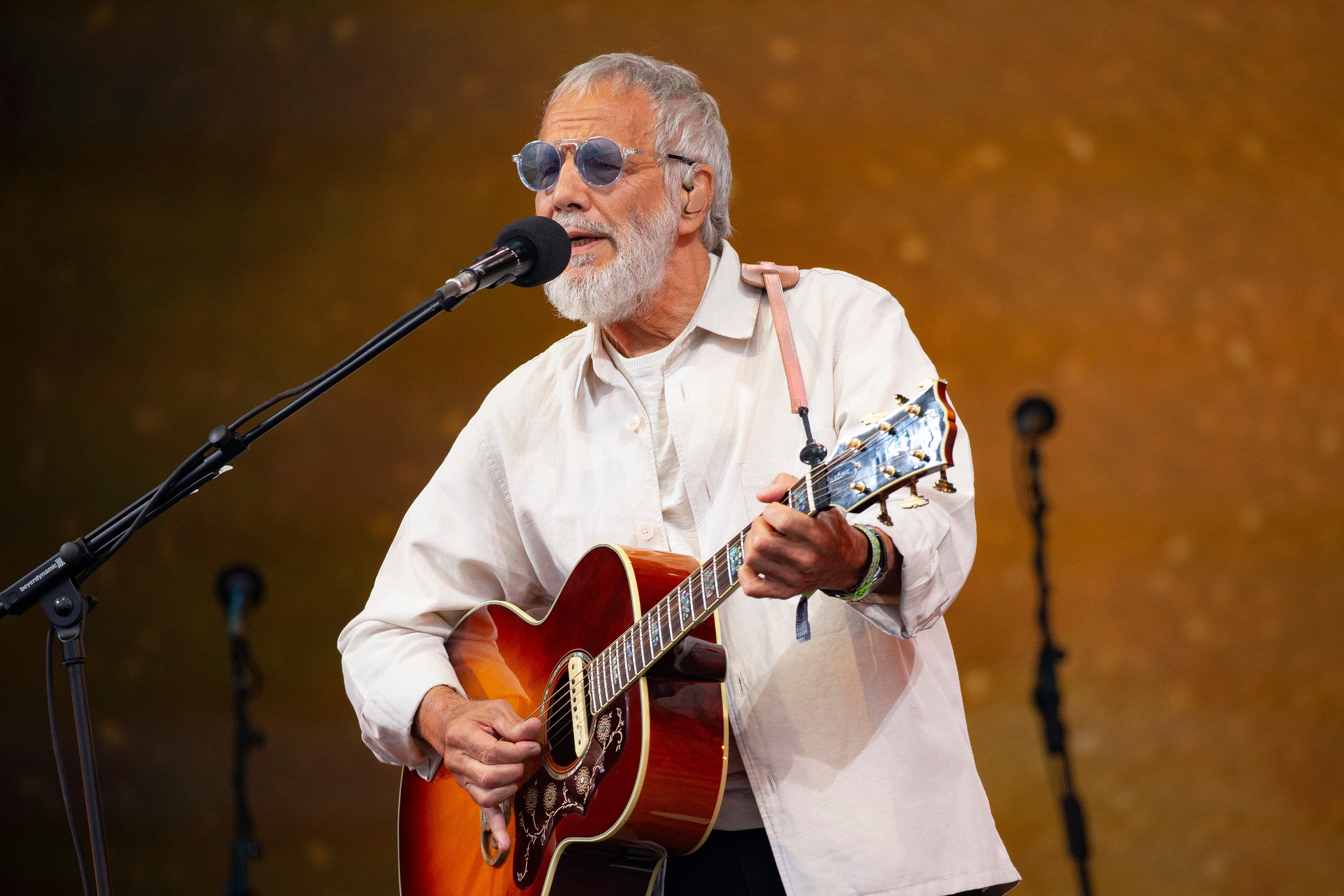 Cat Stevens/Yusuf performing at Glastonbury in 2023