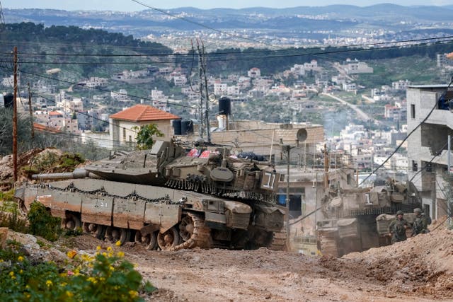 <p>The Israeli army carrying out previous military operations in the West Bank</p>