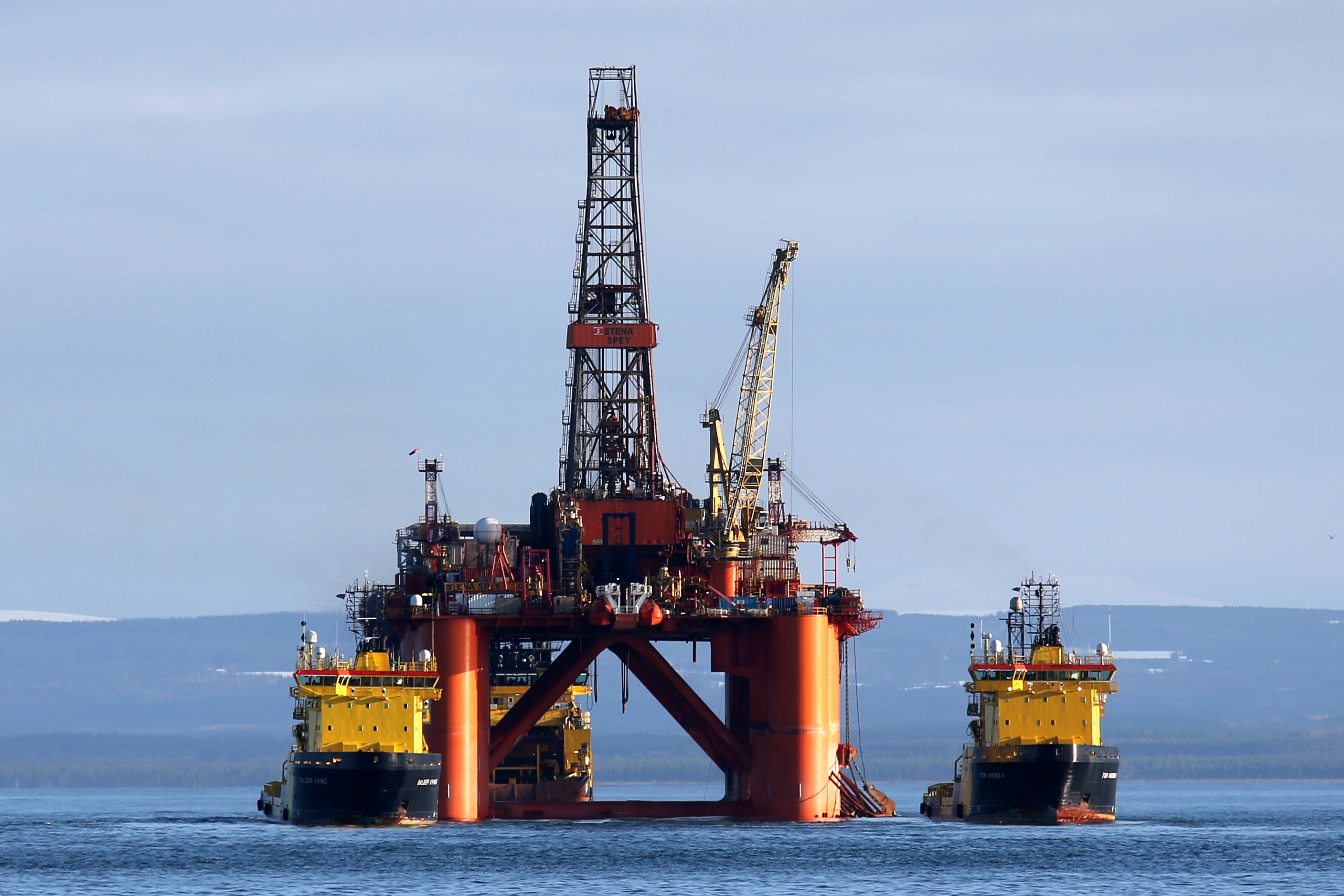 Scots overwhelmingly support the North Sea oil and gas sector, a poll suggests (Andrew Milligan/PA)