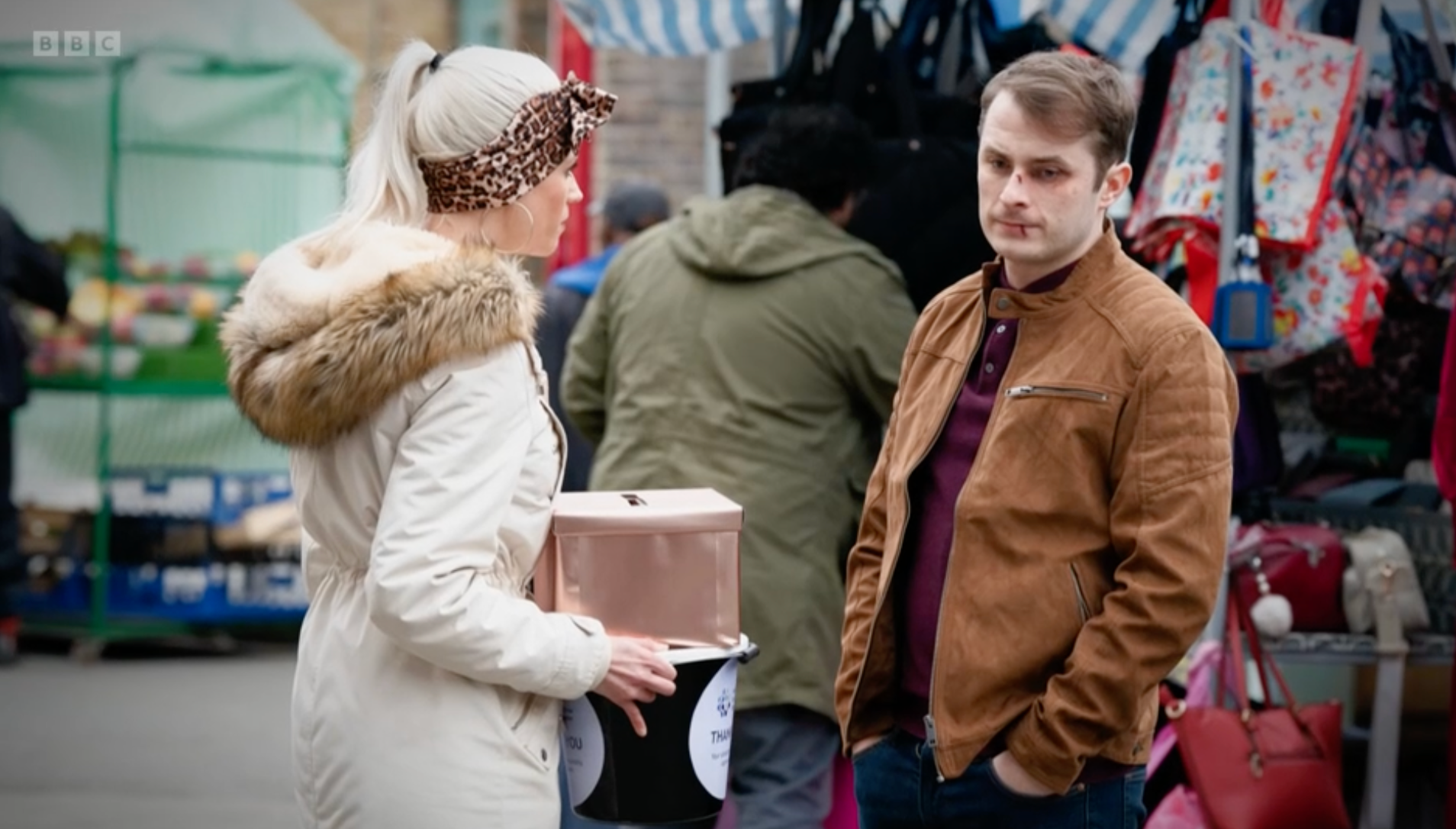 Danielle Harold and Max Bowden as Lola and Ben in ‘EastEnders