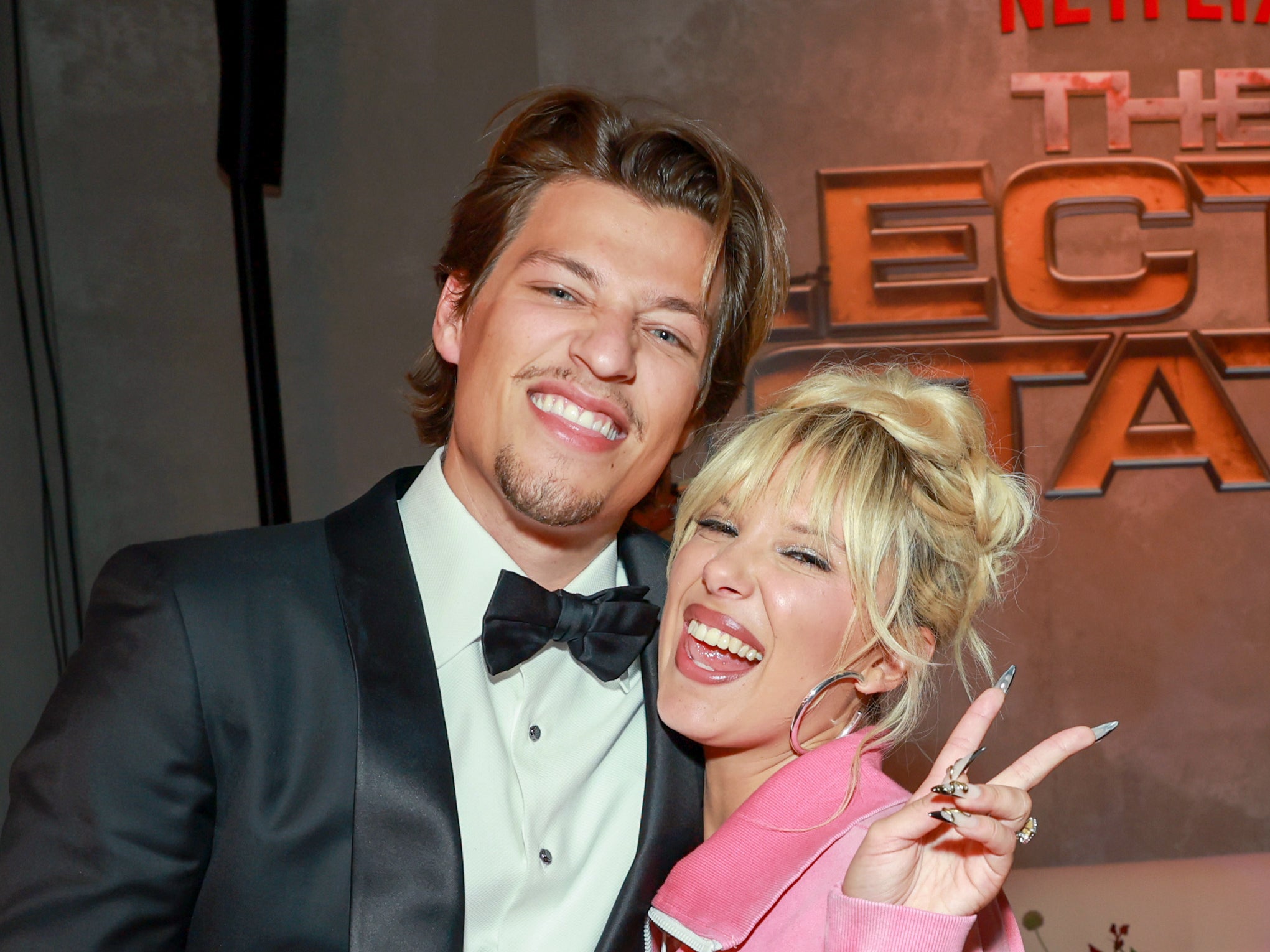 Millie Bobby Brown with her husband Jake Bongiovi