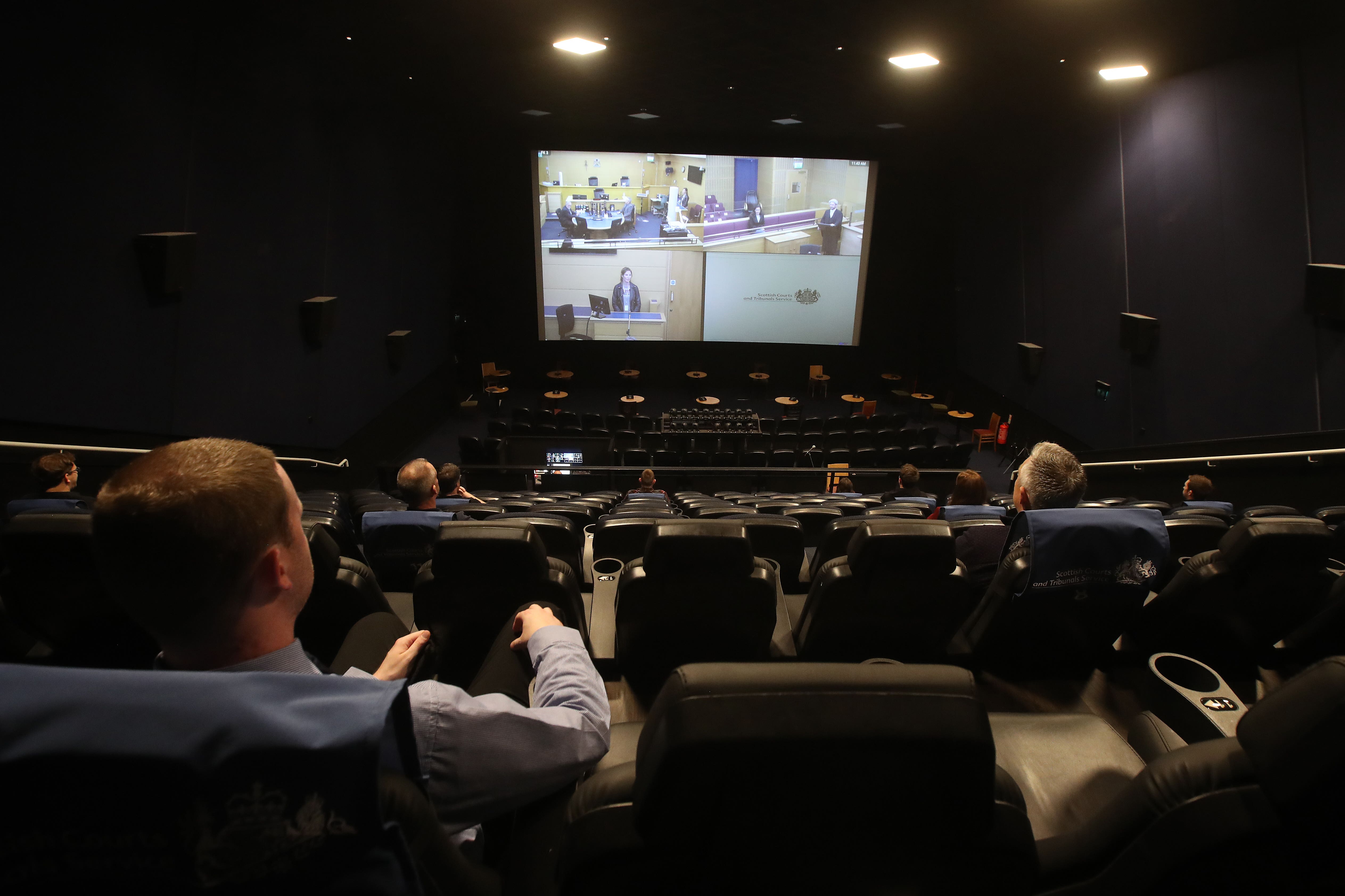 Cinemas were used from September 2020 to provide access to the courts (Andrew Milligan/PA)