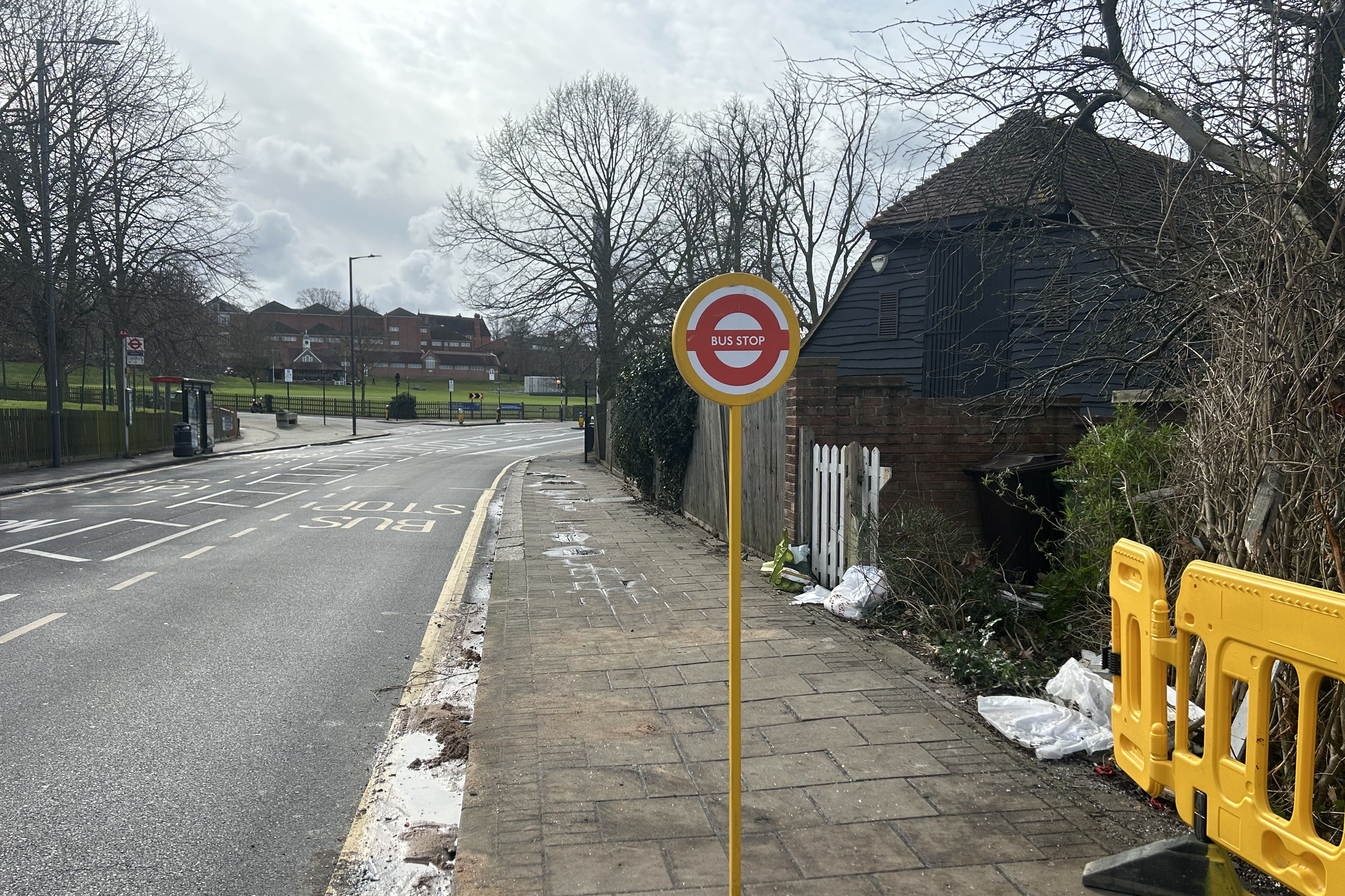 The crash took place in Harrow on Tuesday (Emily Smith/PA)