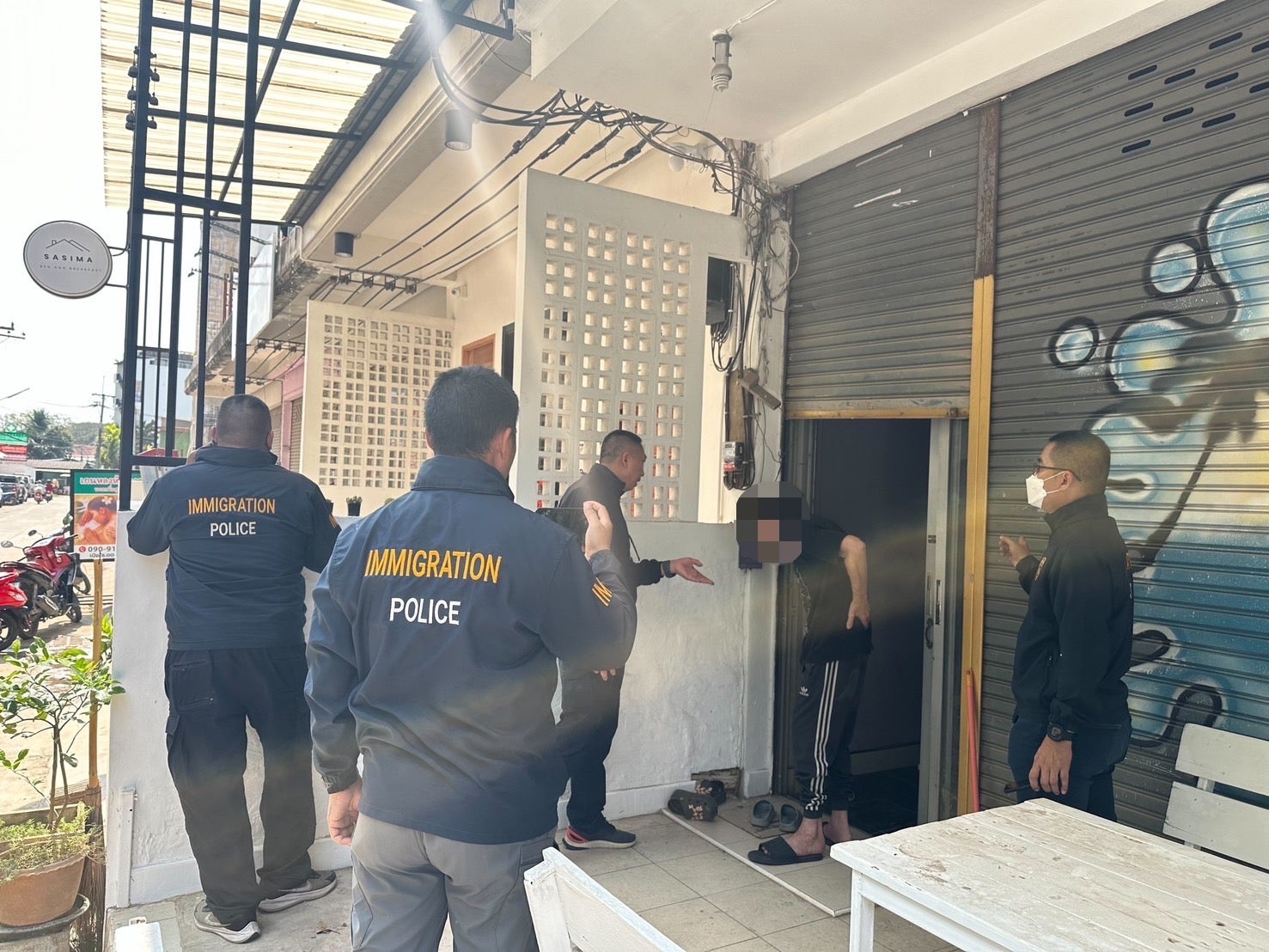 The man had built a life in Thailand with a Thai woman with whom he had a child, police said