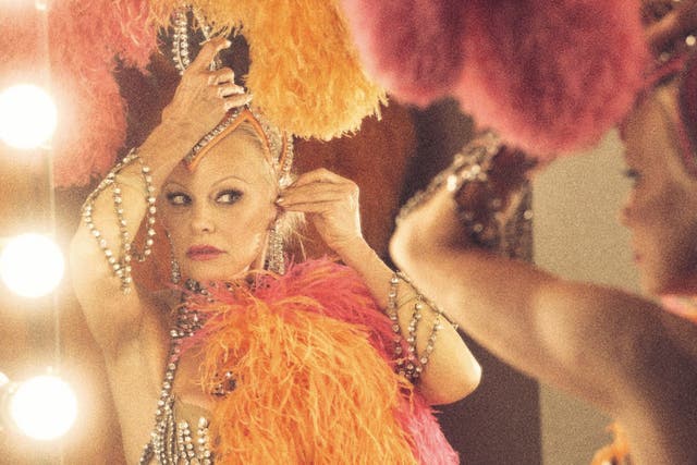 <p>Pamela Anderson in Gia Coppola’s ‘The Last Showgirl’</p>