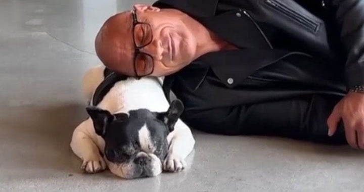 Dwayne Johnson mourned the loss of his French bulldog, Hobbs