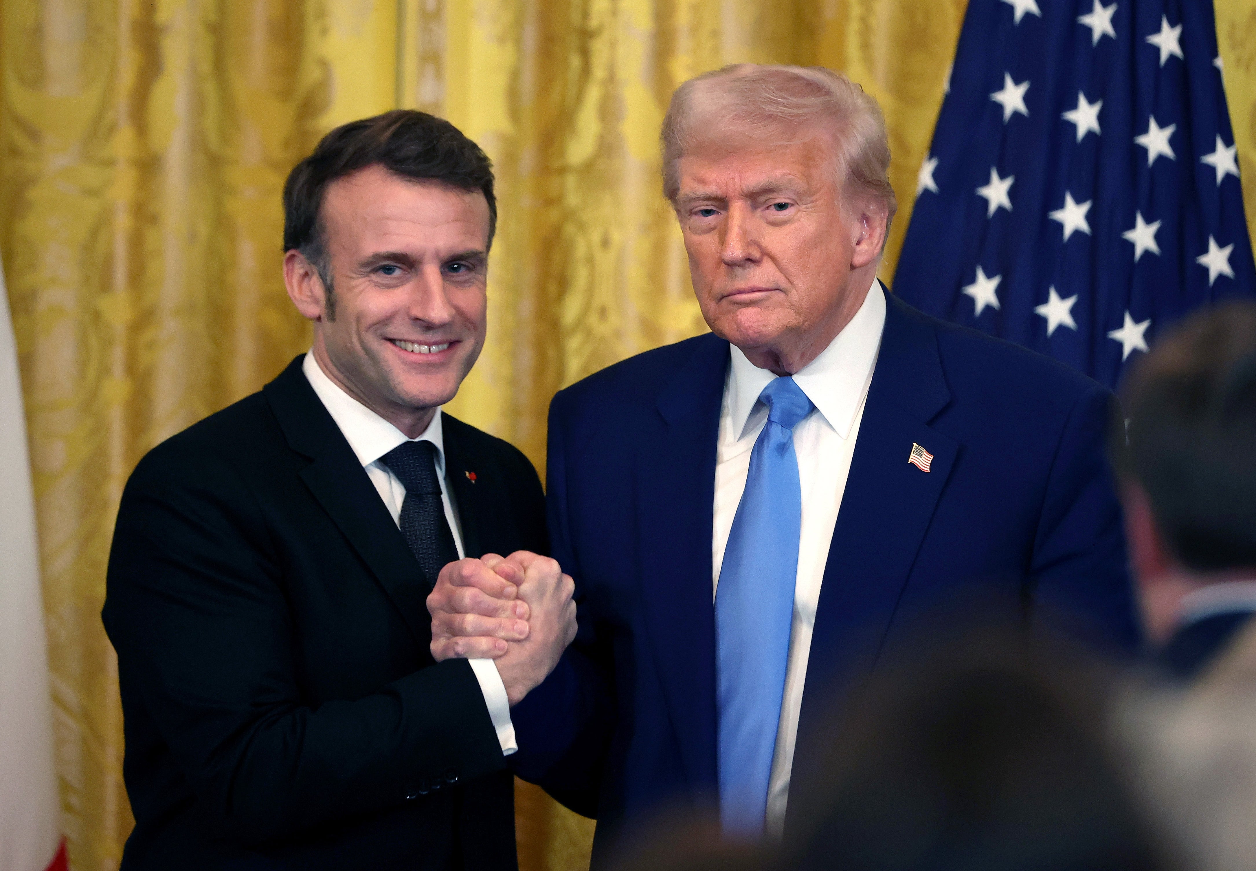 The French president took ‘very tough positions,’ and reportedly told Trump Wednesday that a meeting was ‘a very big thing’ to give Putin