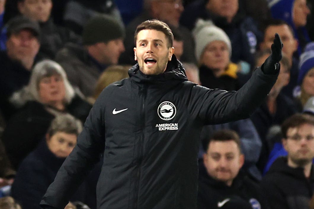 Fabian Hurzeler’s Brighton beat Bournemouth on Tuesday night (Steven Paston/PA)