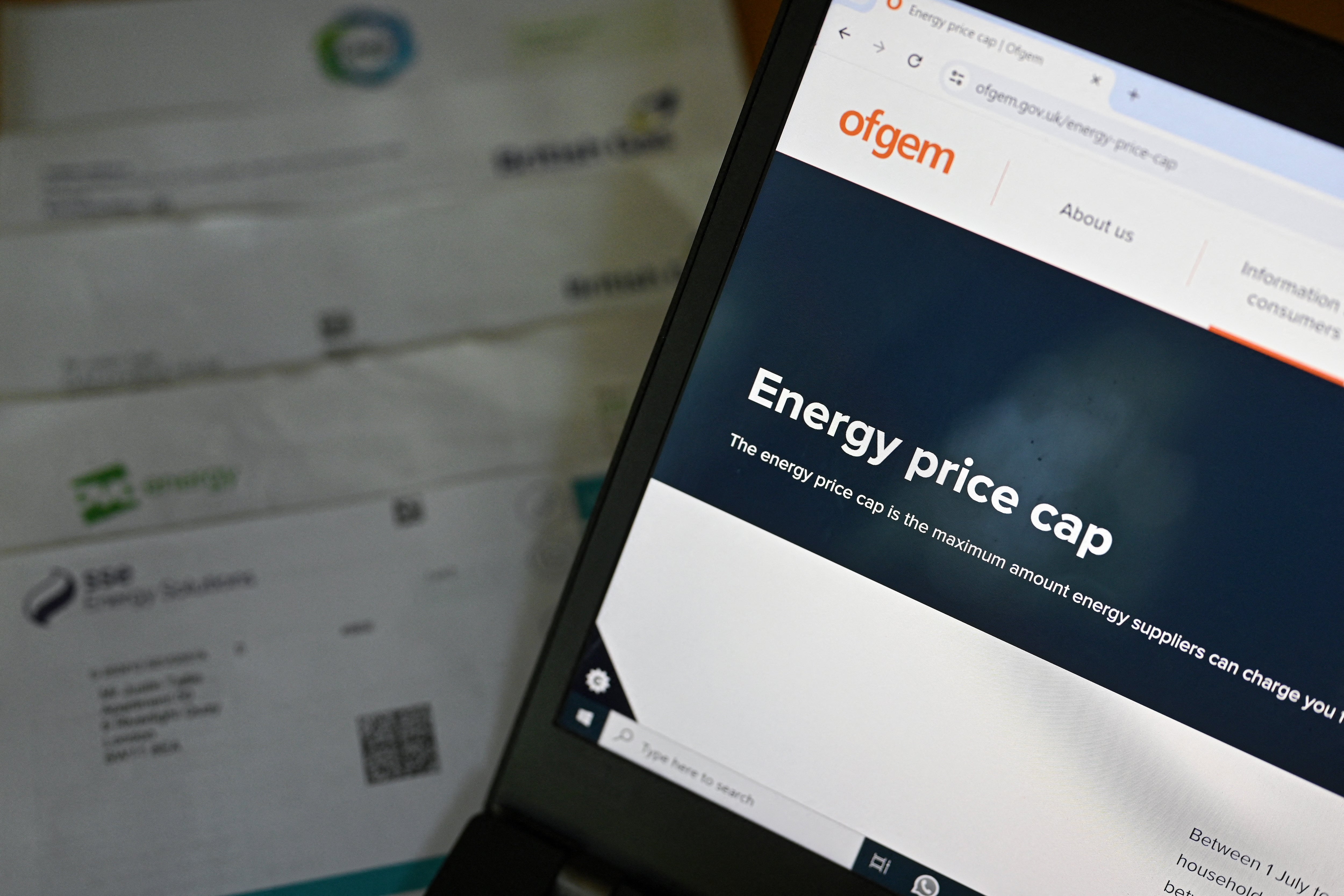 The energy price cap is rising to £1,849 in April