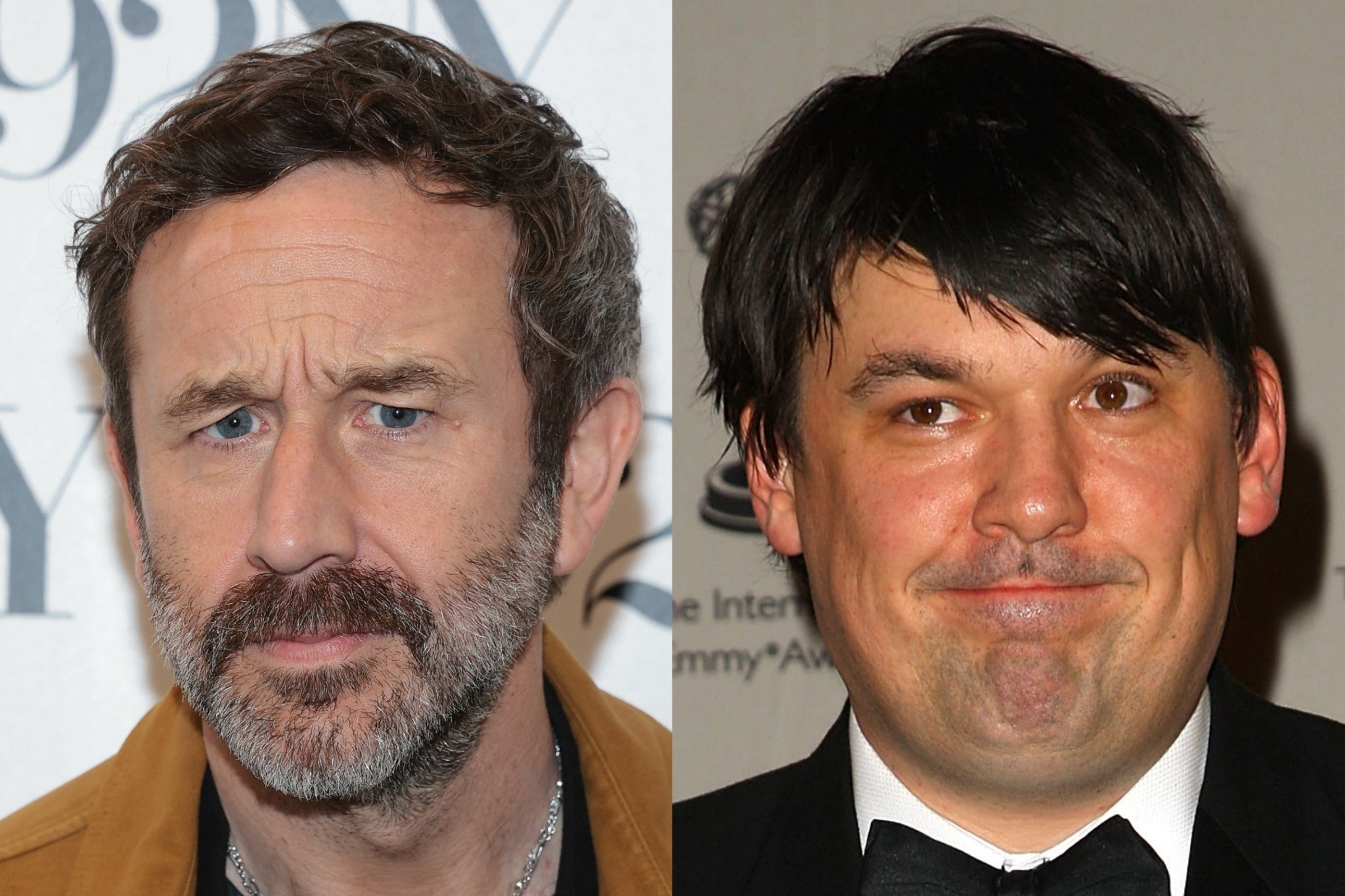 Chris O'Dowd (left) and Graham Linehan (right)