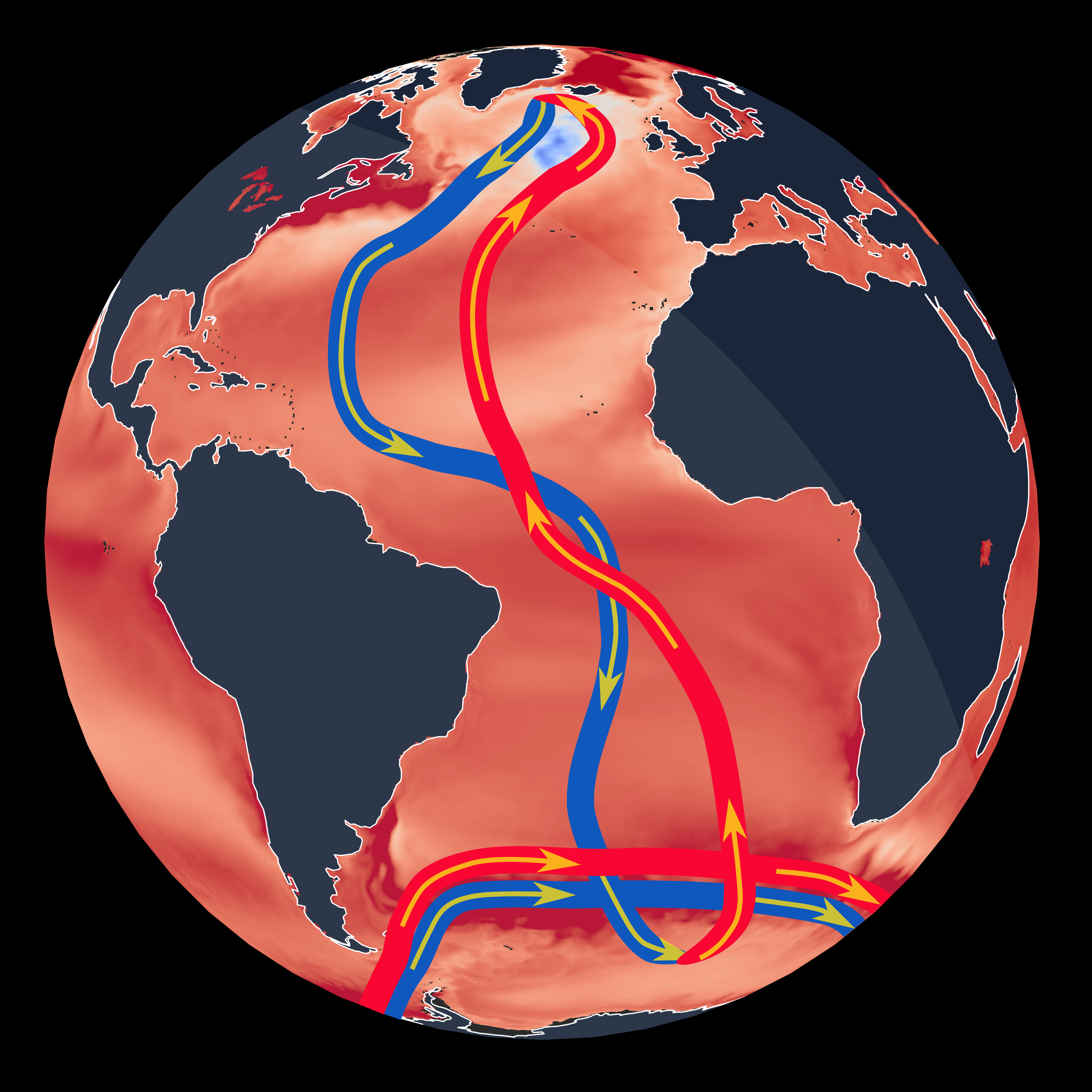 Even under extreme climate change, the Southern Ocean sustains a weakened but resilient Atlantic overturning circulation (AMOC), a vital component of Earth's climate system, study finds