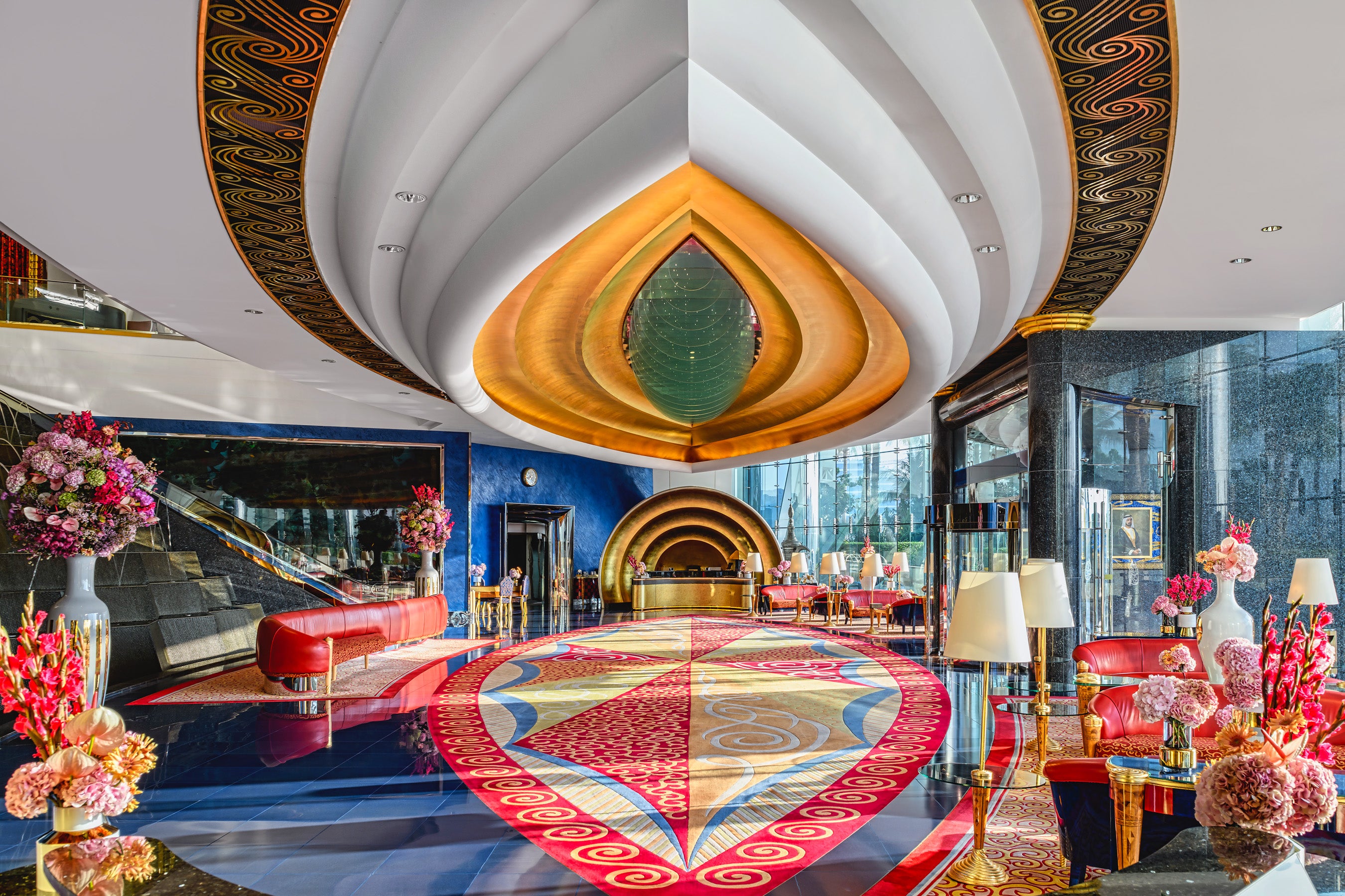 The lobby at Burj Al Arab Jumeirah