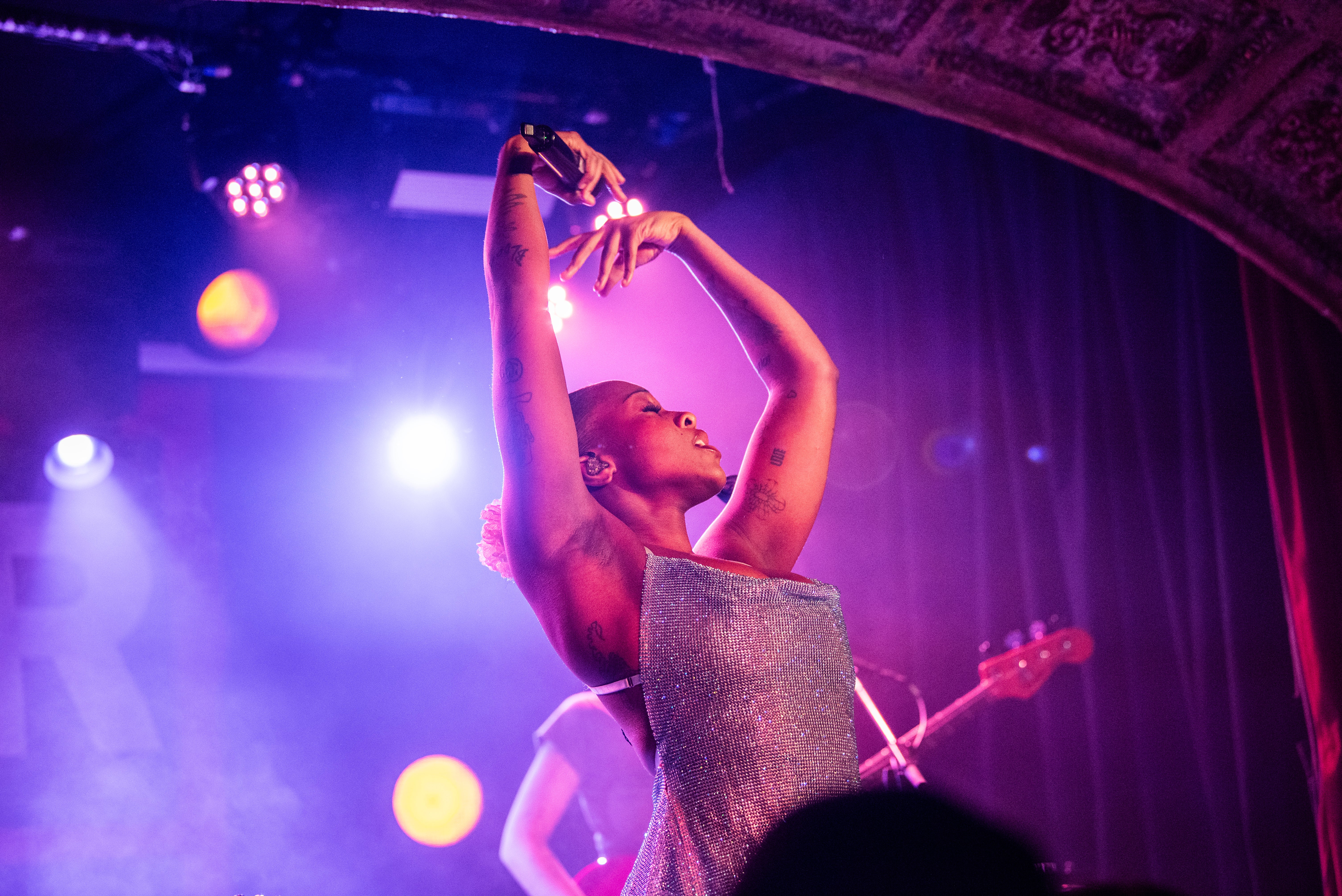 Rachel Chinouriri performing at Omeara, February 2025