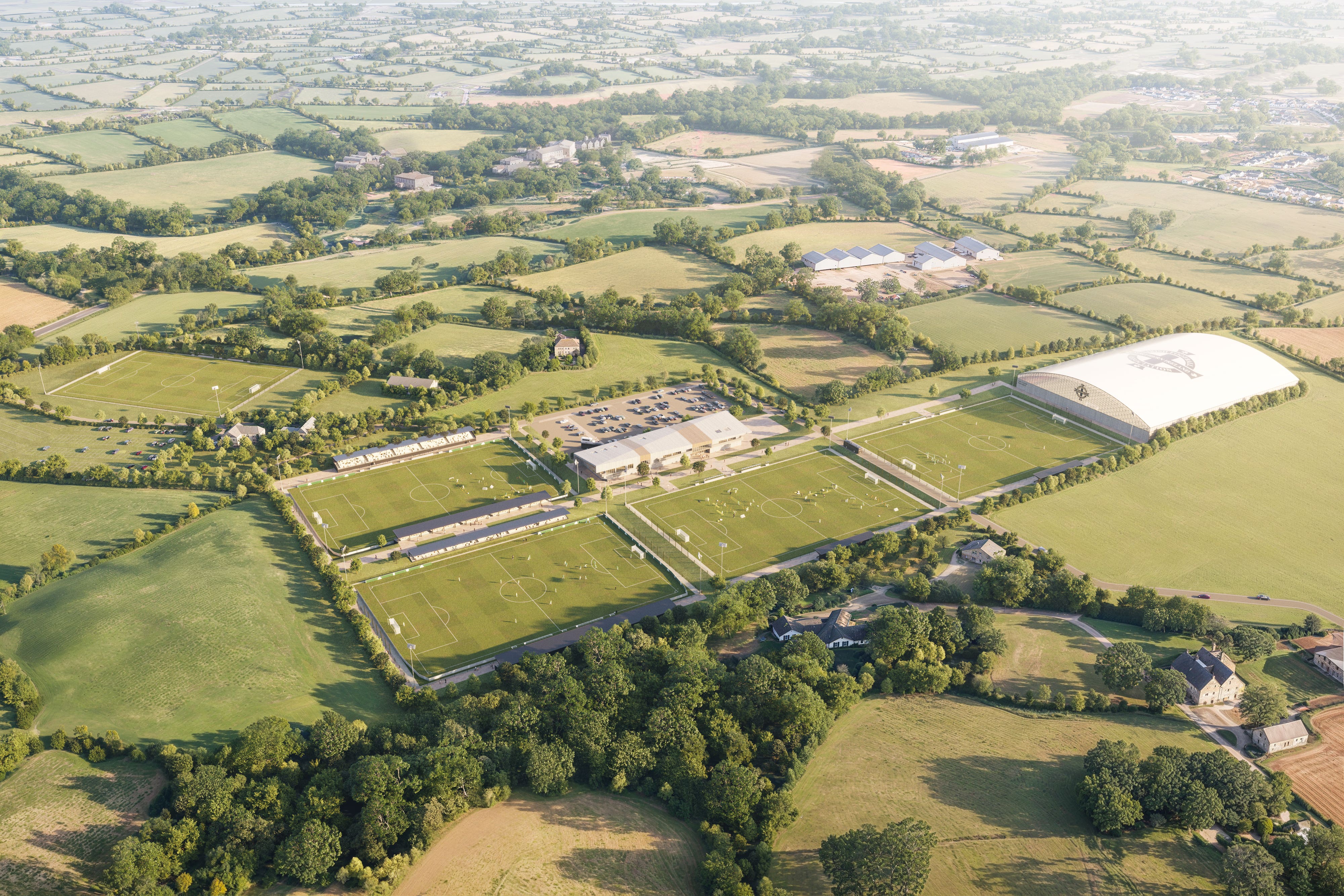The IFA has announced plans to build a National Training Centre in Ballymena (IFA)